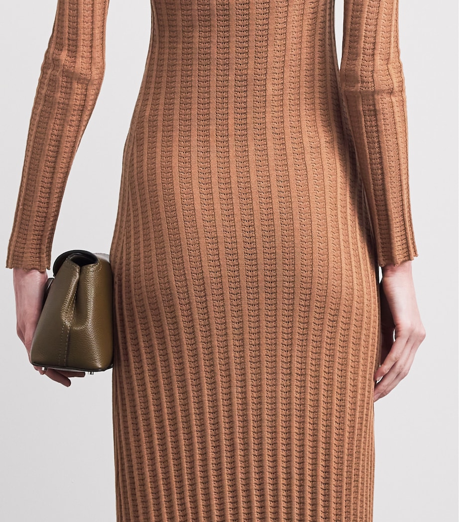 Fabiana Filippi Womens Cotton Knit Maxi Dress Vimini Image 5