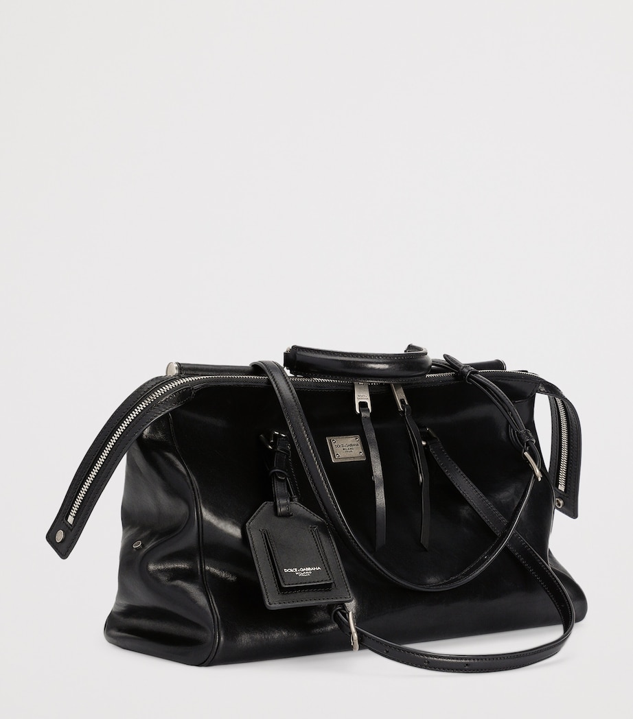 Calfskin Vittoria Shoulder Bag 80999-BLACK Image 3