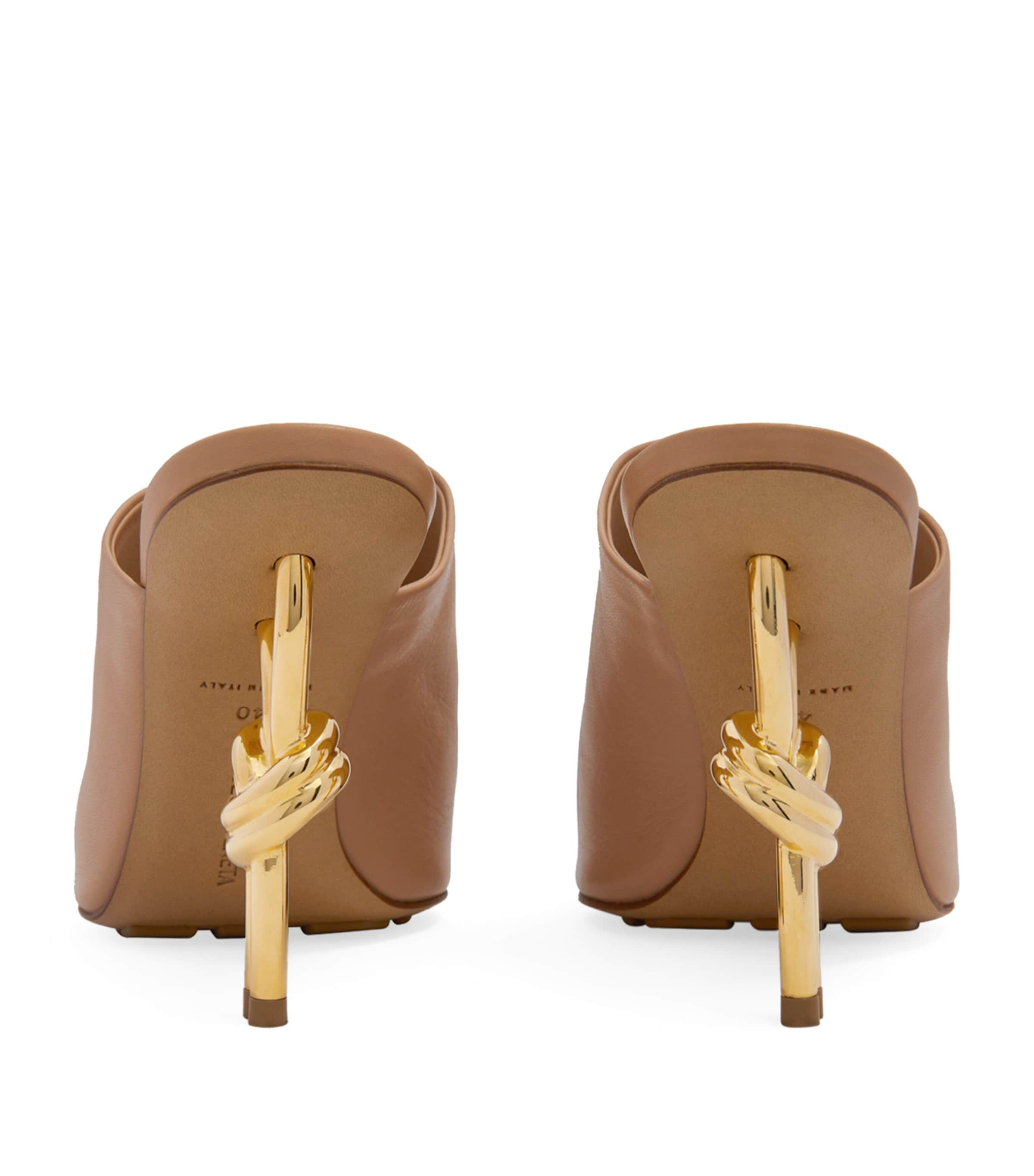 Leather Knot Mules 90 CIPRIA Image 2