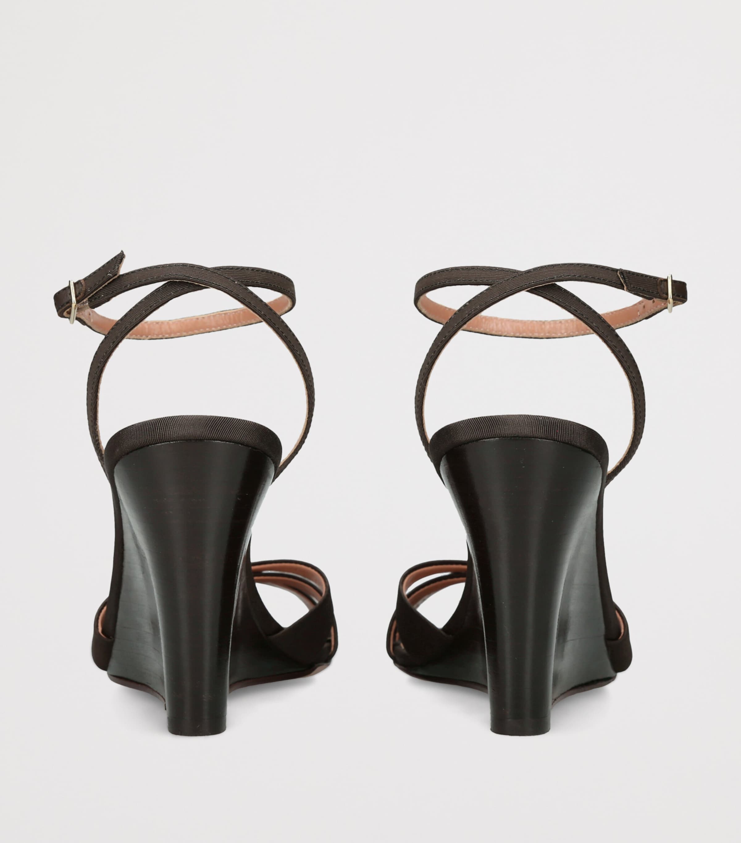 Aquazzura Tati Slingback Sandals 85 Dark Brown Image 2
