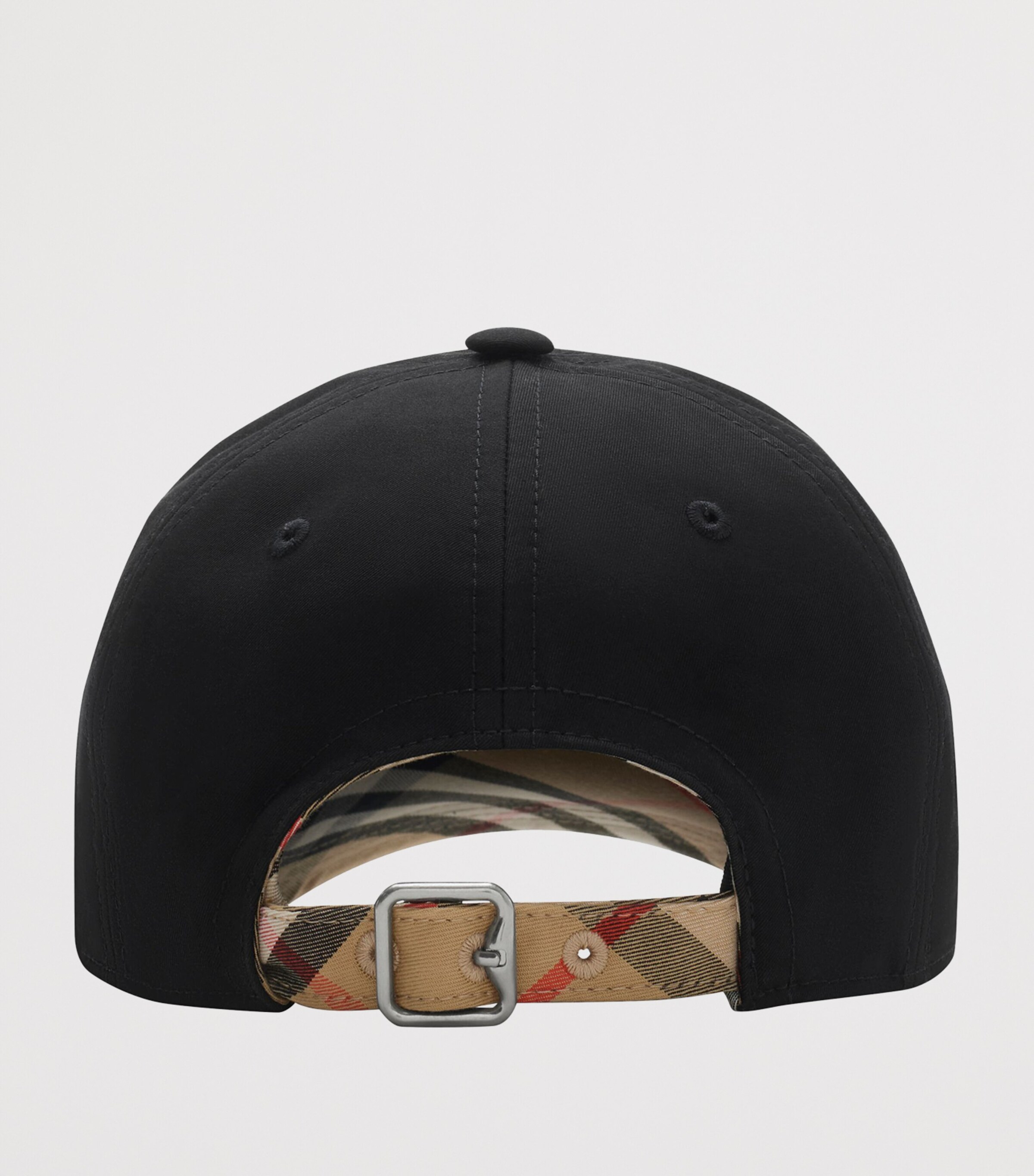 Burberry Black Gabardine Baseball Cap Harrods SA