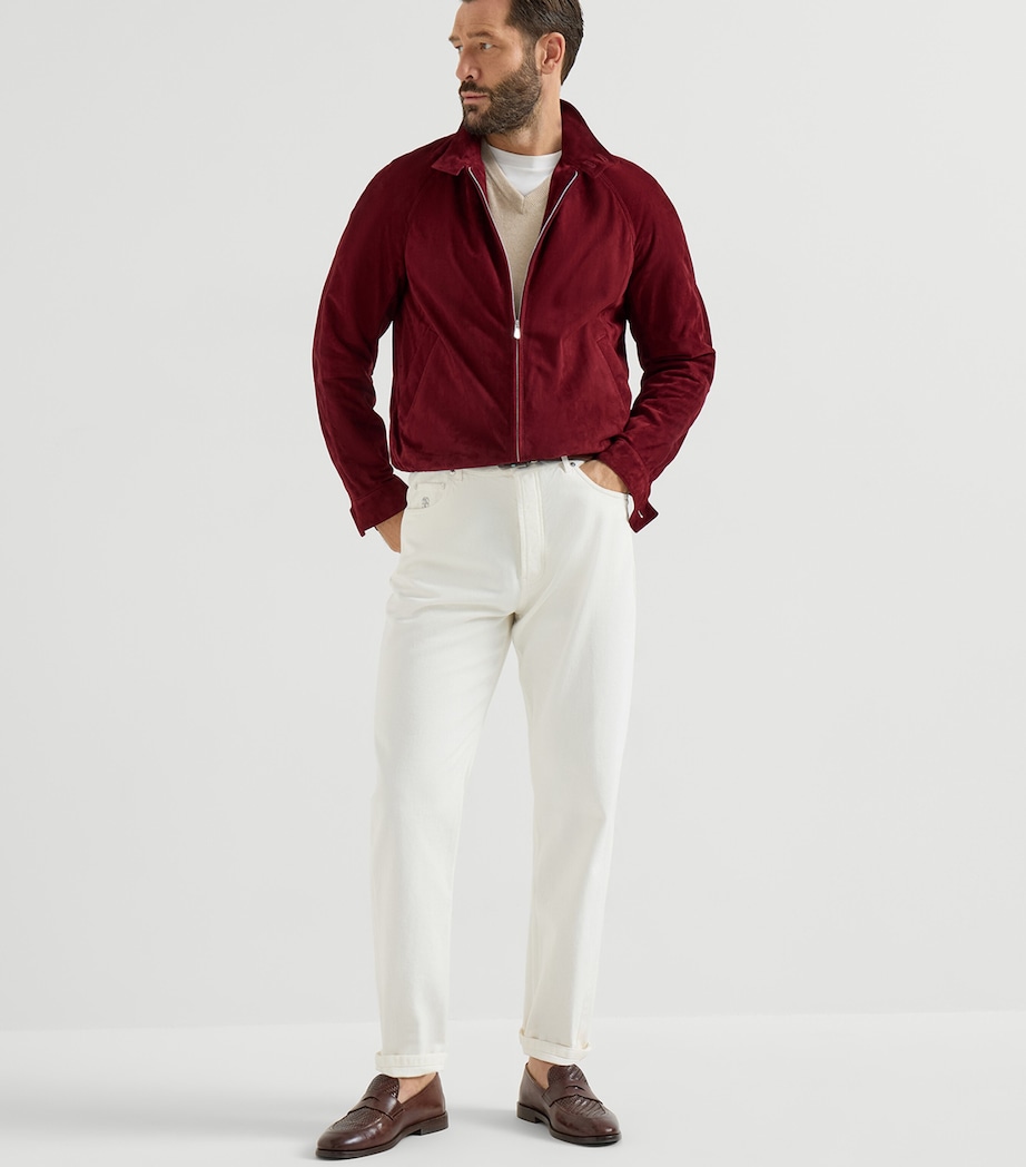 Brunello Cucinelli Mens Cashmere V-Neck Sweater Image 2