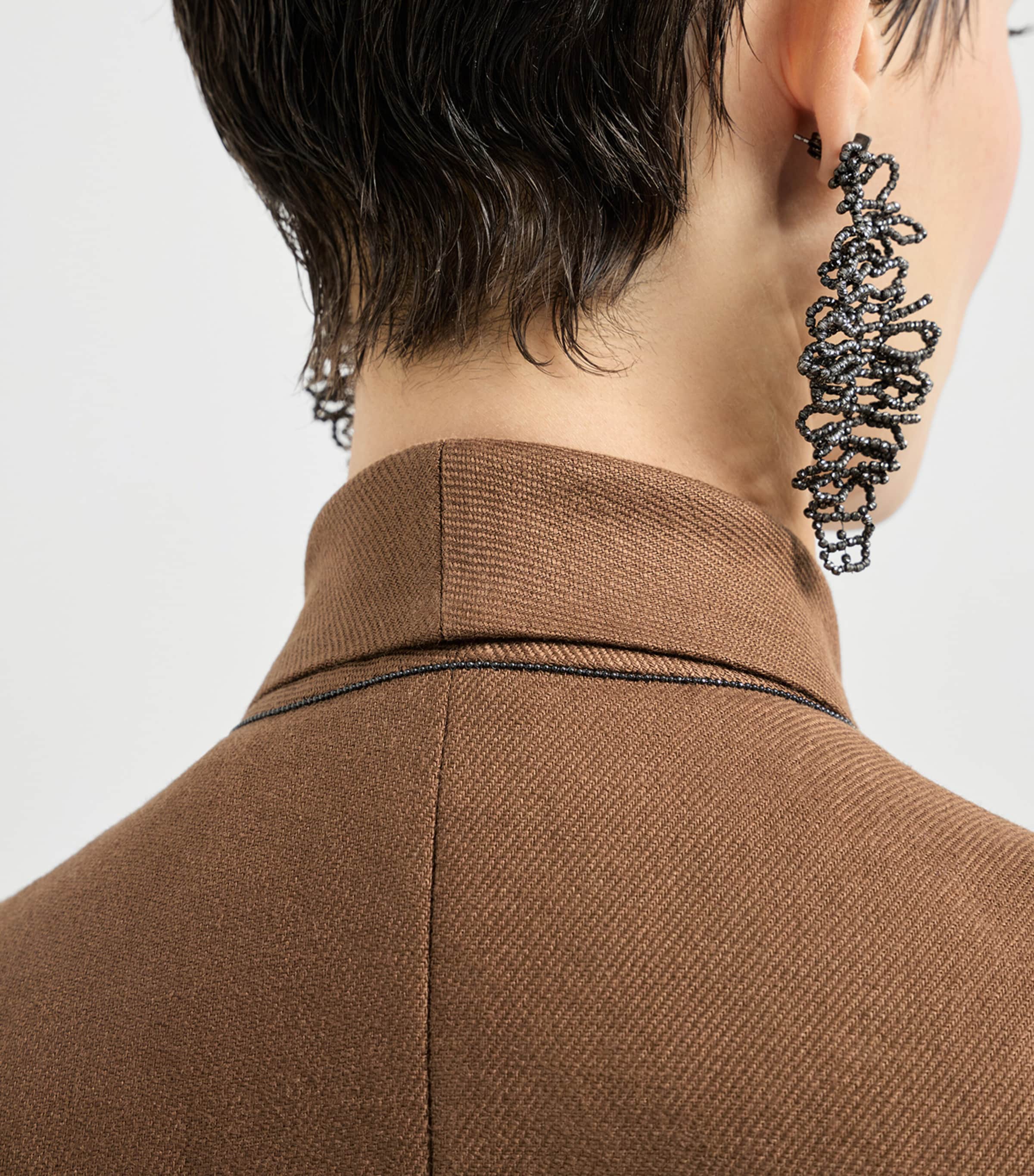 Linen Shawl-Lapel Waistcoat C9850 Image 6