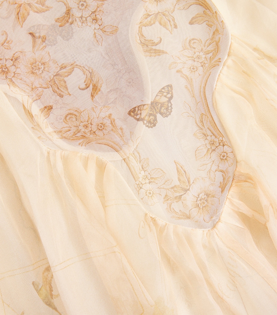 Silk Hypnotic Maxi Dress MAP PRINT Image 5