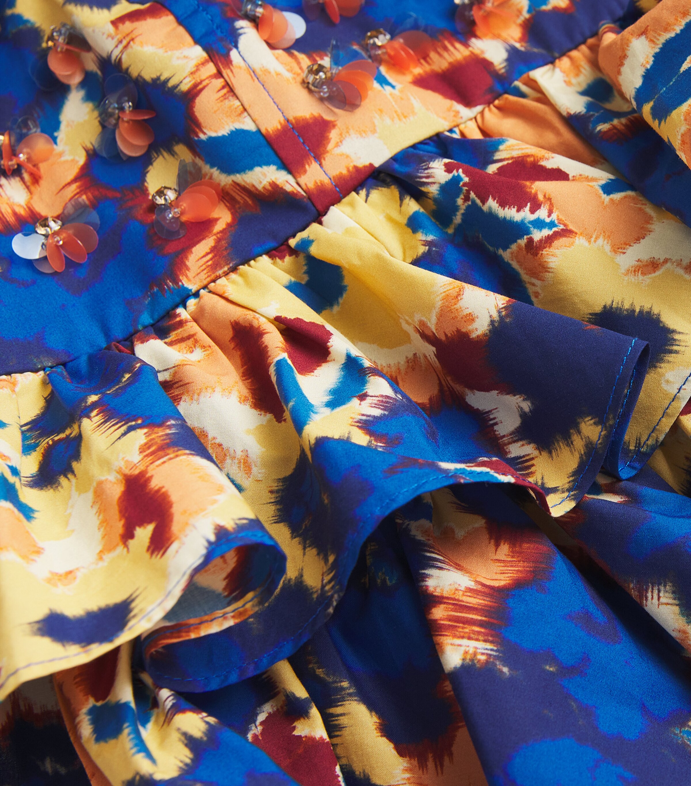 Ulla Johnson Womens Embellished Lucia Top Wildflower Wldfl Image 5