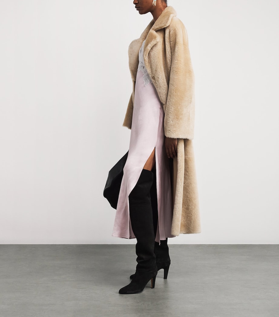 Suede Eve Over-The-Knee Boots 85 BLACK Image 2