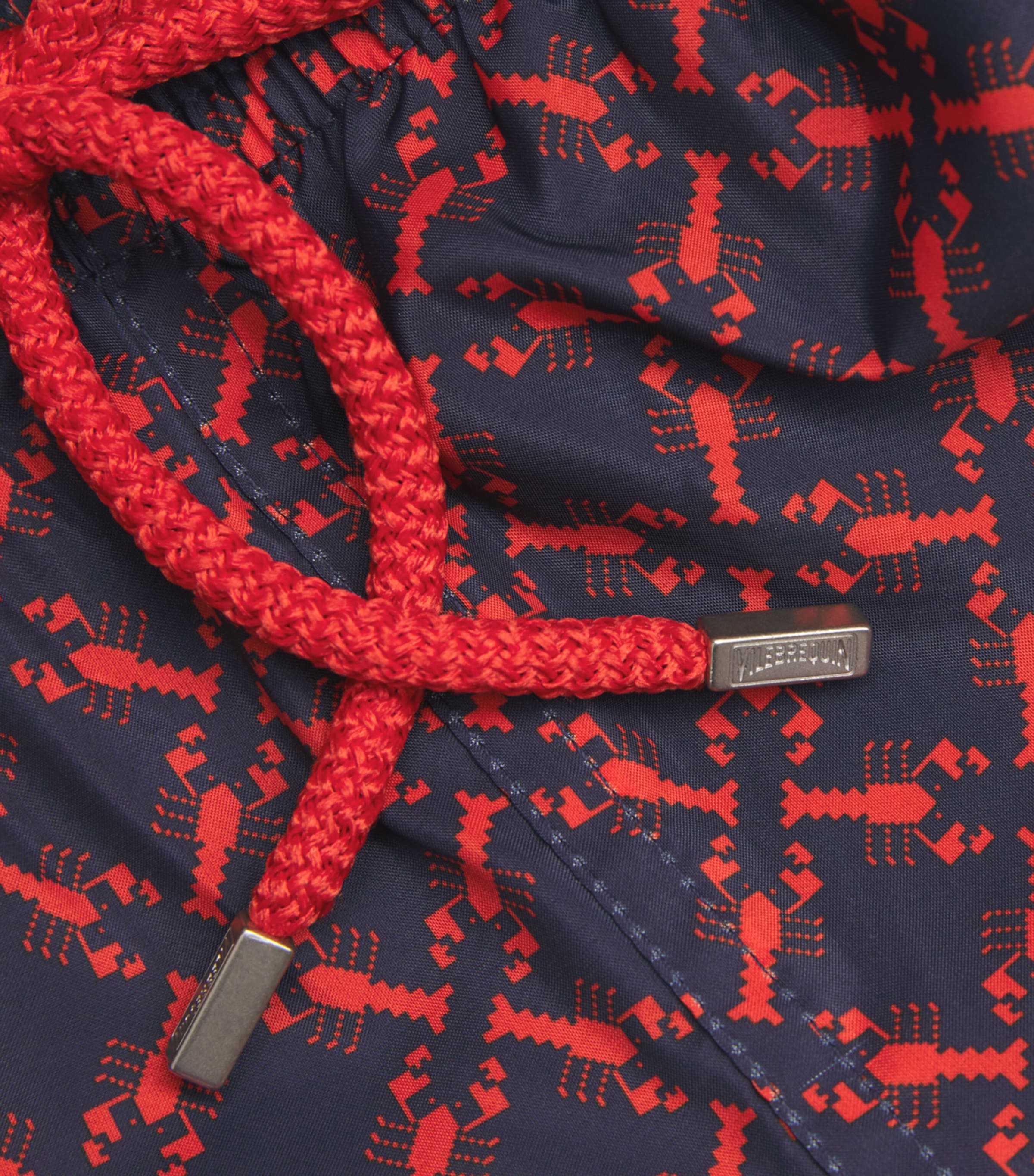 Lobster Print Mahina Swim Shorts 390-BLEU MARINE Image 5