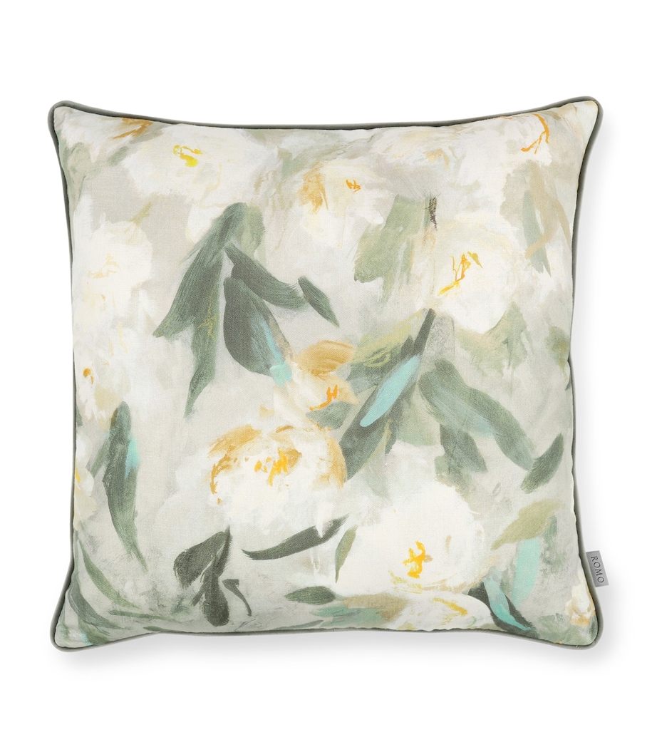 Romo Ottavia Green Cushion (55cm x 55cm) Green Image 1