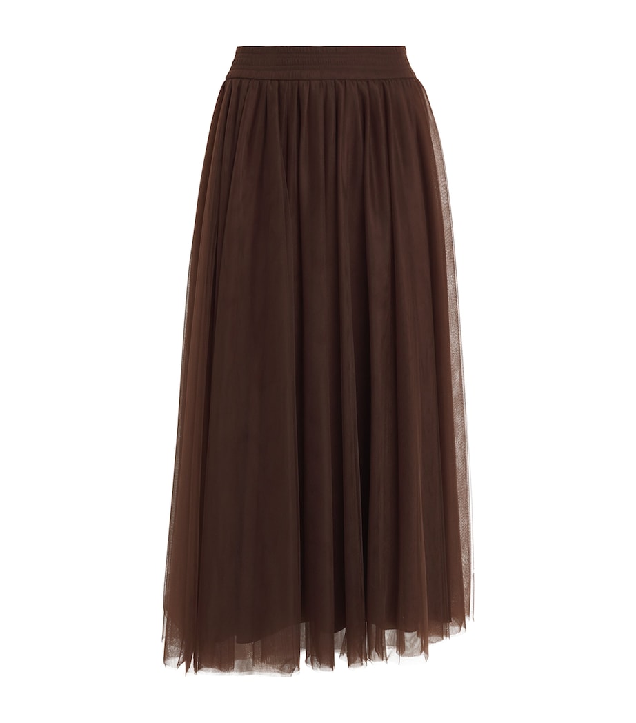 Tulle Maxi Skirt 1269 EBANO Image 1