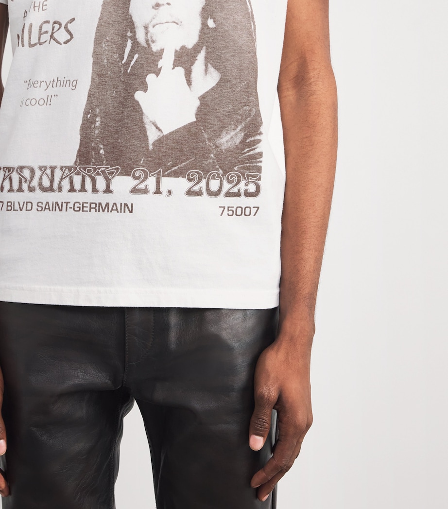 Cotton Bob Marley T-Shirt WHITE Image 6