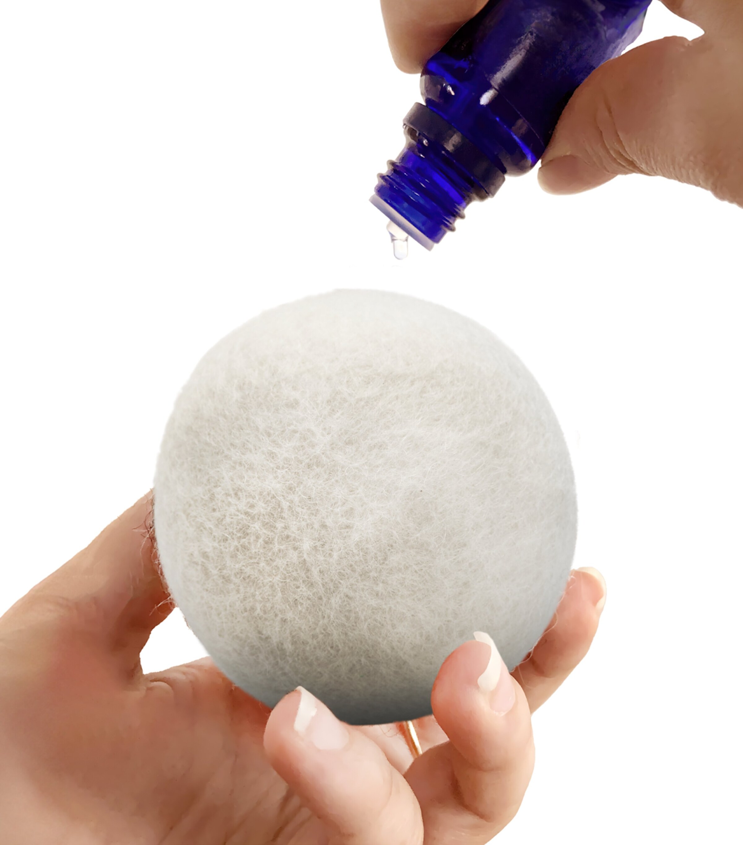 Wool XL Dryer Balls with Delicates Bag (Set of 6) IVORY Image 6