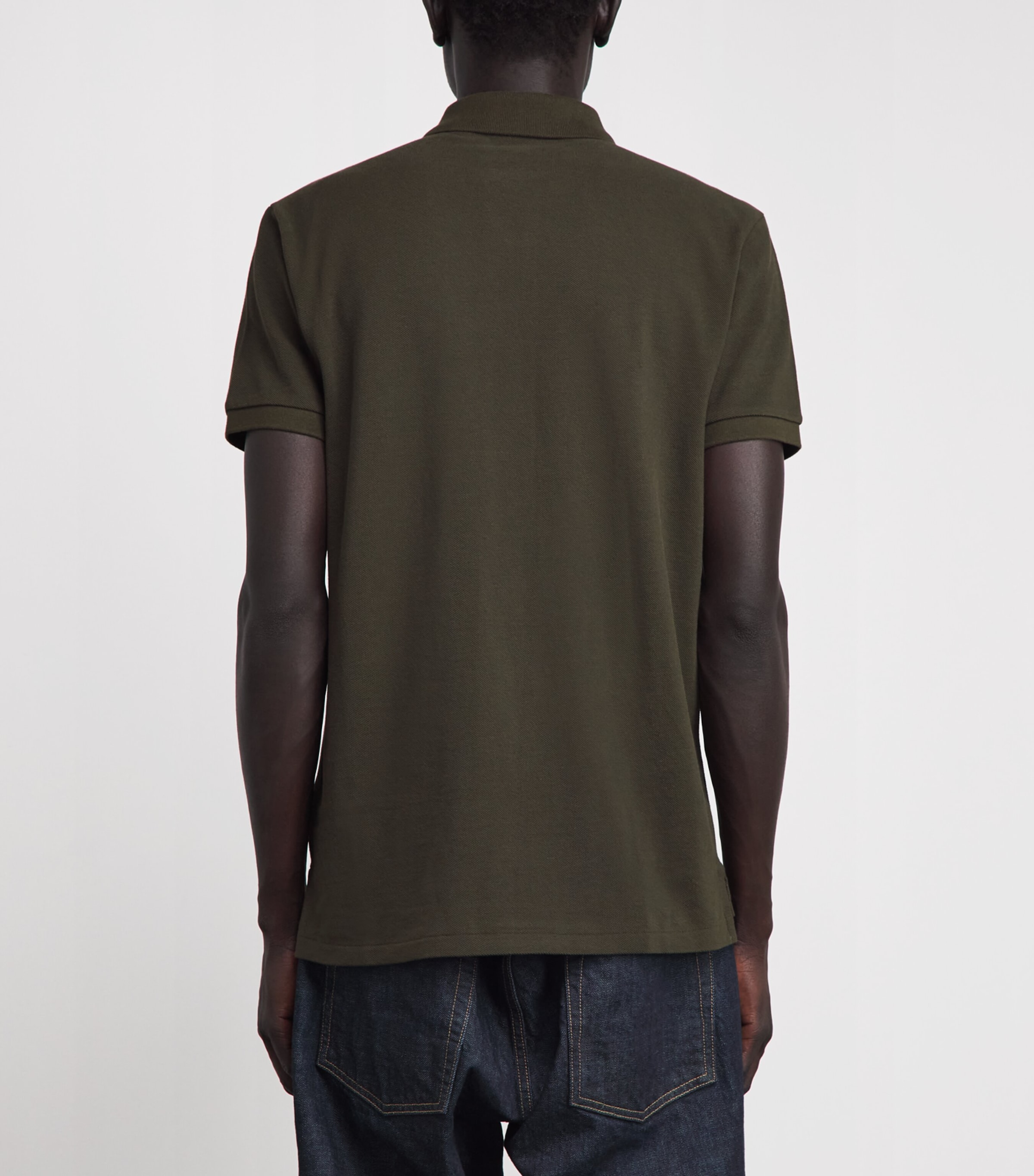 Polo Ralph Lauren Mens Cotton Mesh Polo Shirt Company Olive Image 5