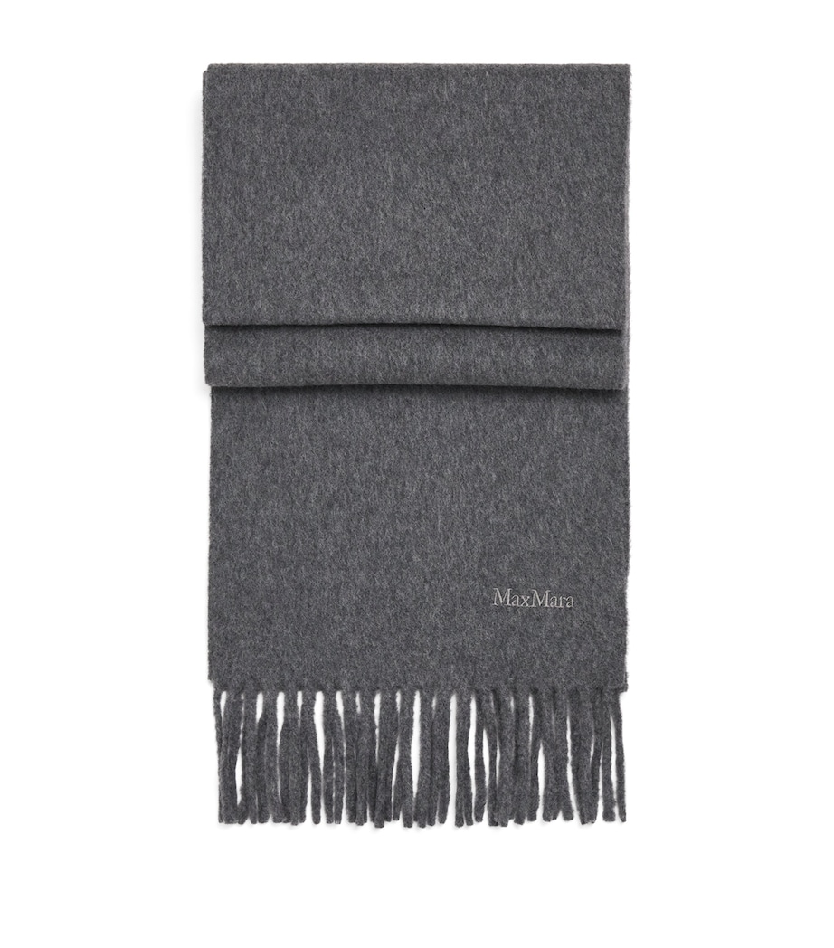 Wool Fringe Scarf AVIO Image 1
