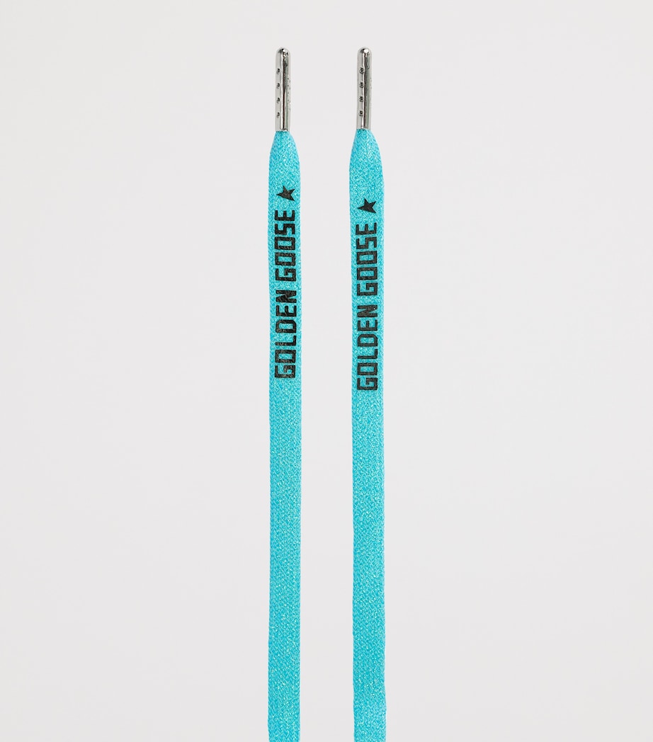 Logo-Print Laces BLUE OTHER Image 2