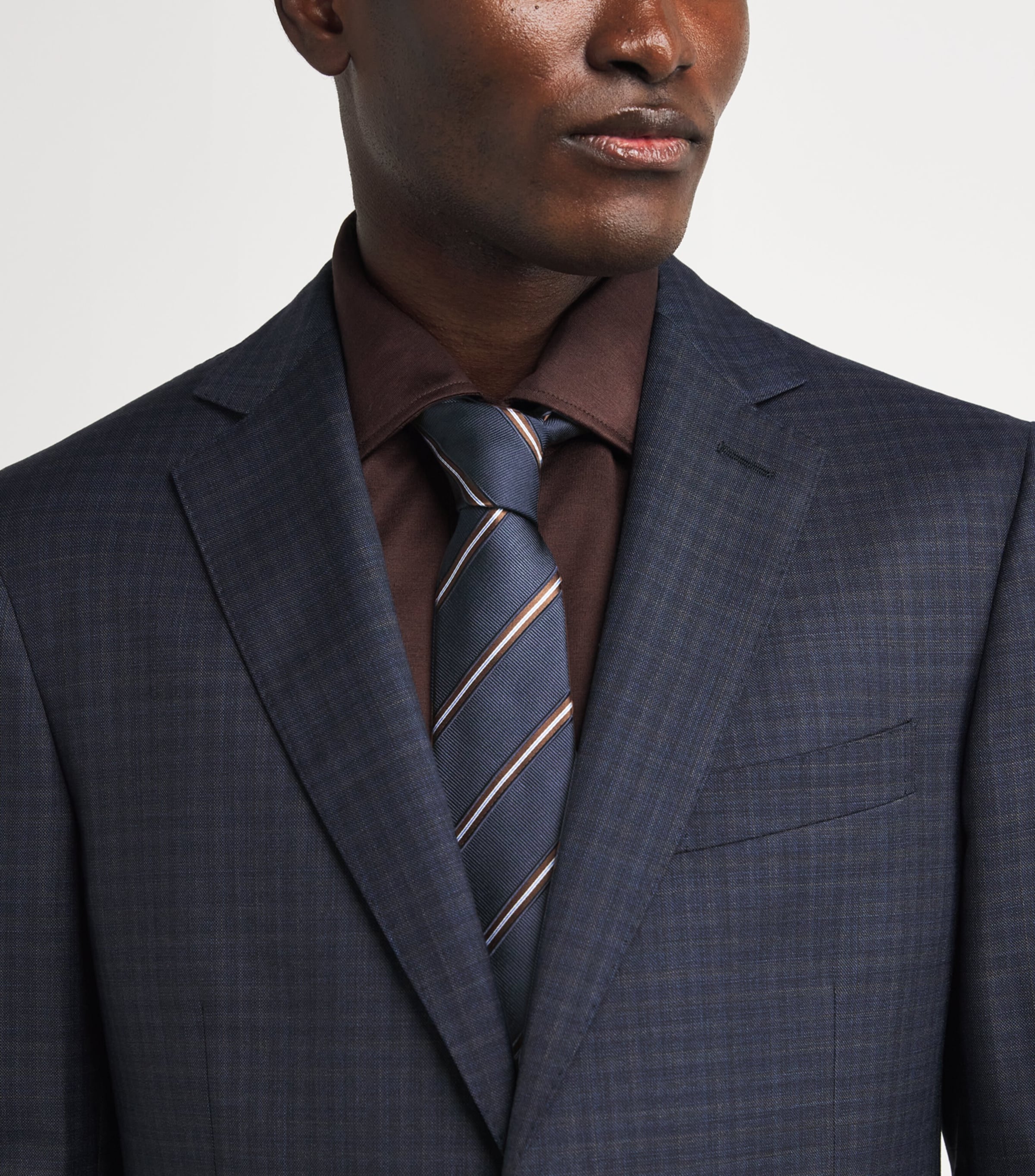 Silk Stripe Jacquard Tie FB159 Image 2