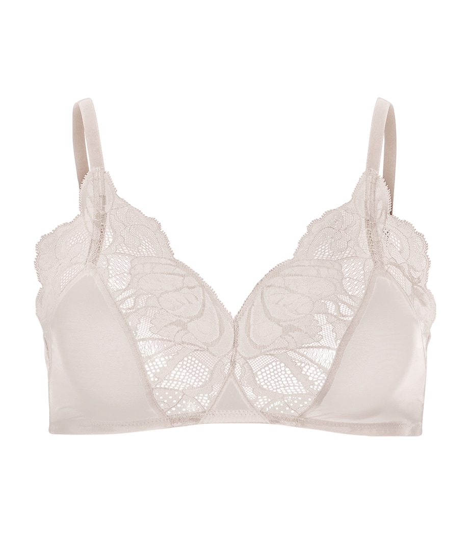 Hanro Womens Lysia Soft Cup Bra Moonlight Image 1