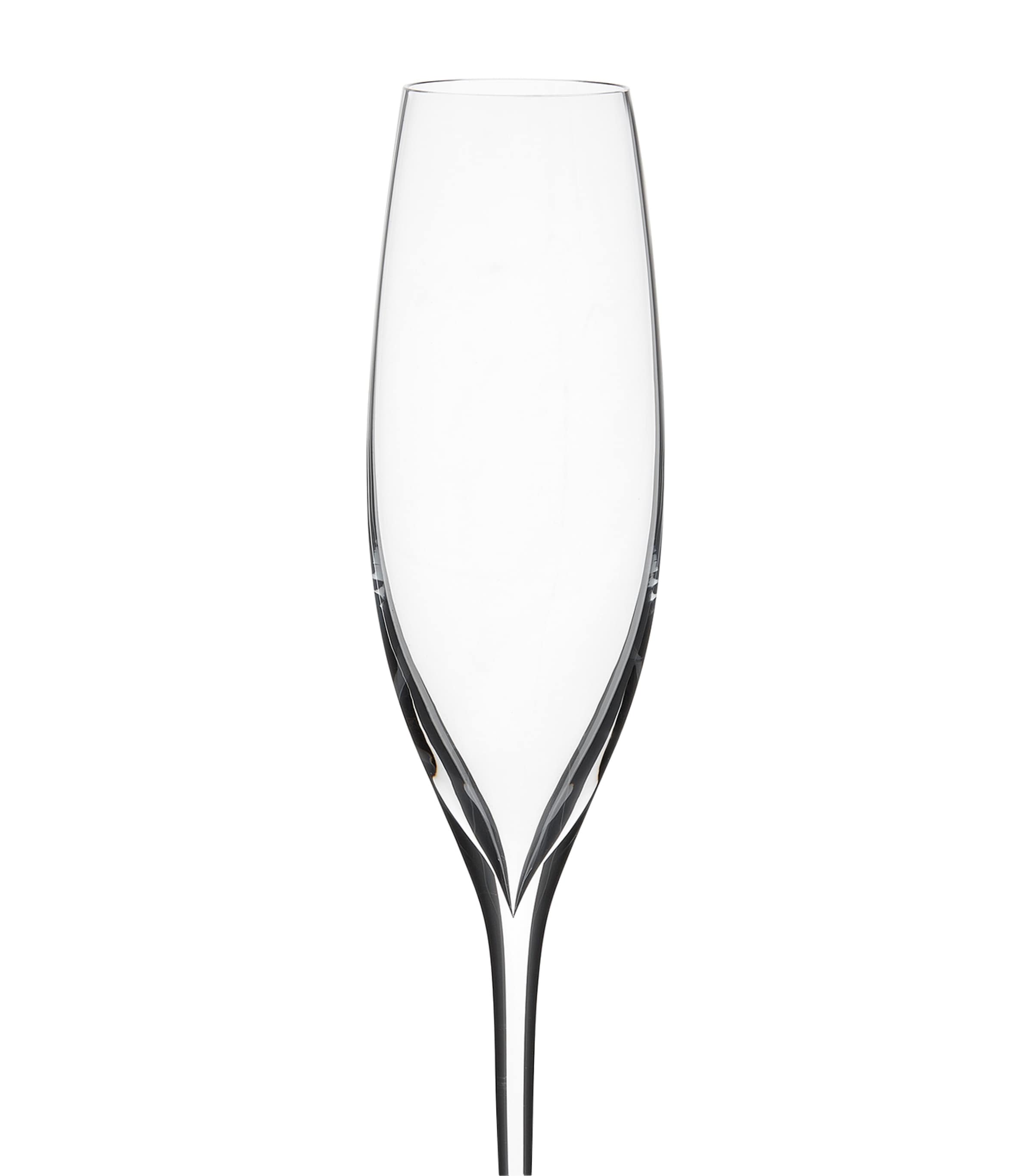 Set of 2 Elegance Champagne Flutes CLEAR Image 3
