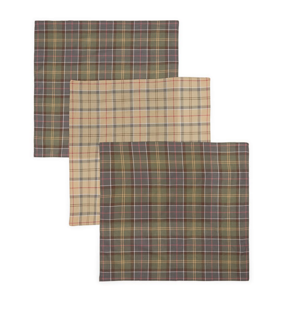 Set of 3 Tartan Handkerchiefs BARBOUR TARTAN Image 3