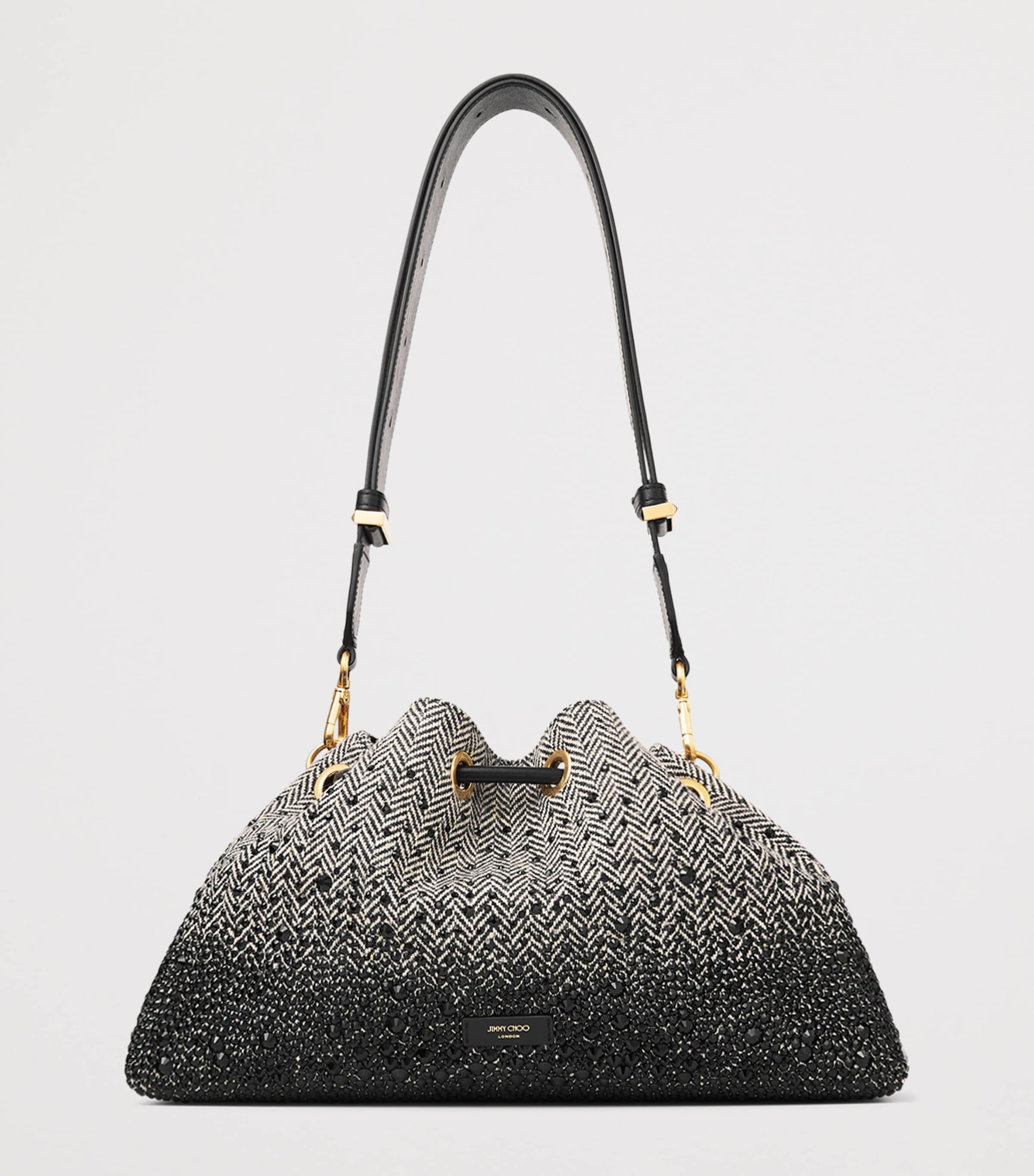 Jimmy Choo Bon Bon Shoulder Bag Black/bamboo Mix/bla Image 2
