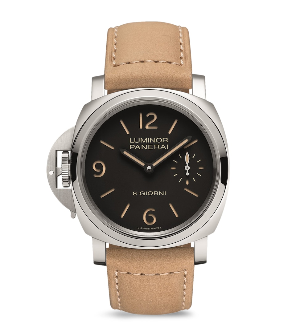 Stainless Steel Luminor Destro Otto Giorni Watch 44mm