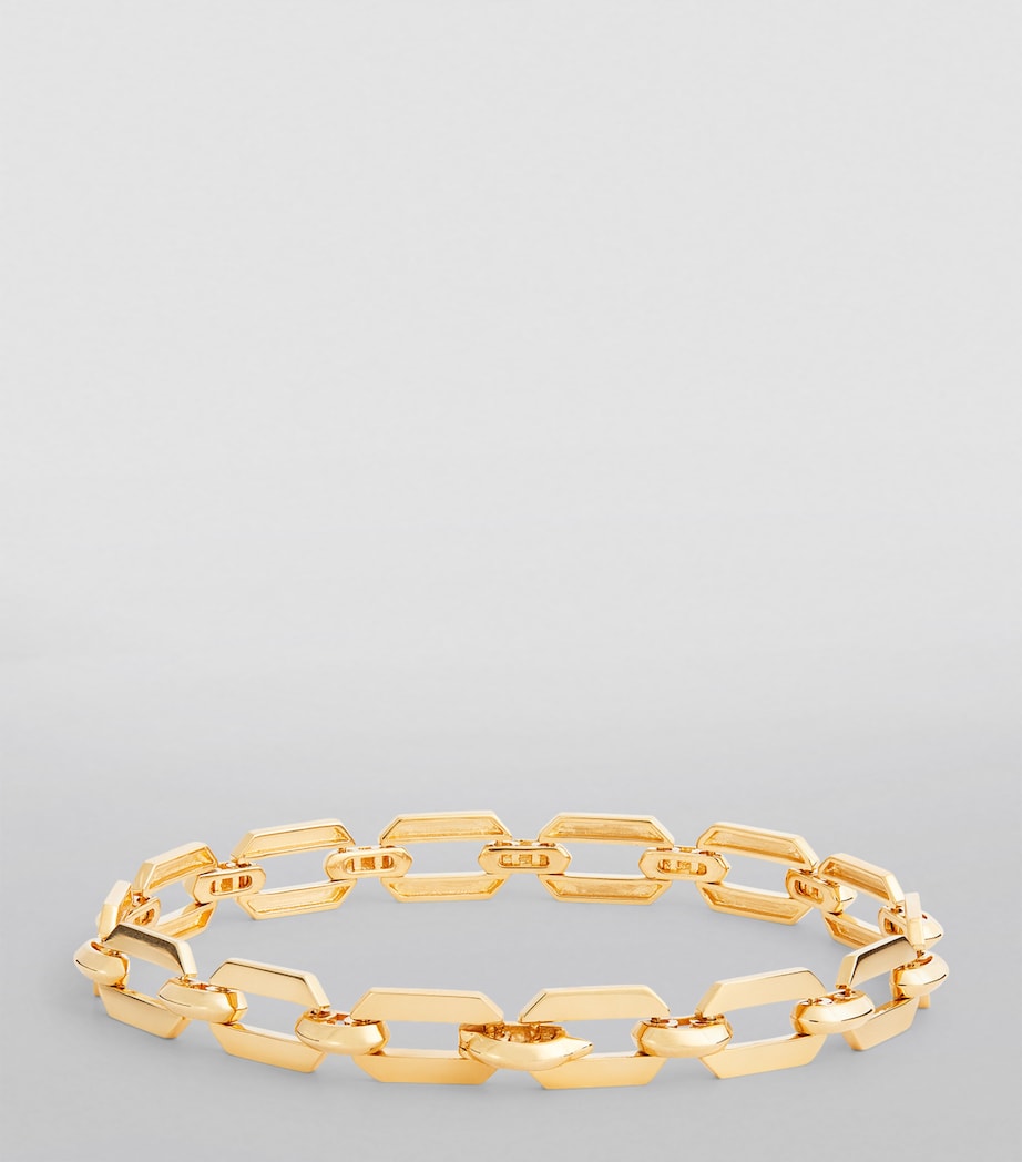 Yellow Gold Deco Chain Bracelet YELLOW GOLD Image 2