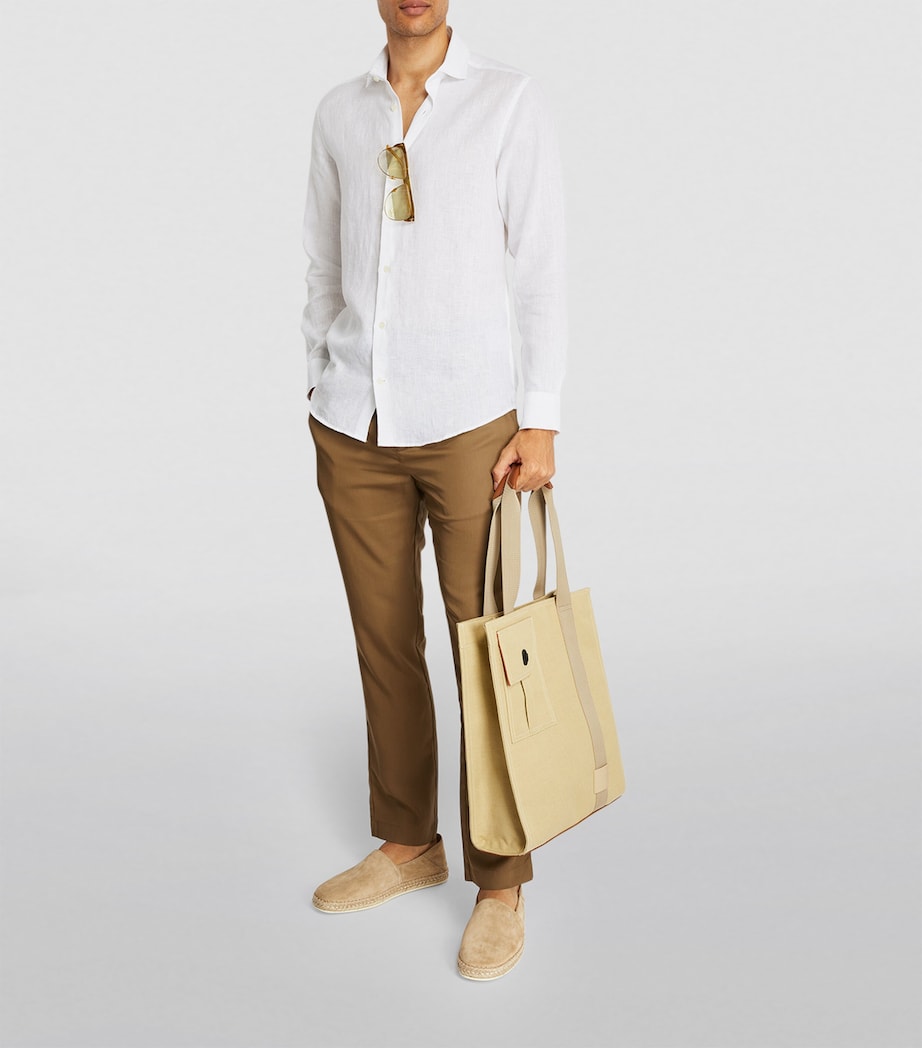 Linen Antonio Shirt WHITE Image 2