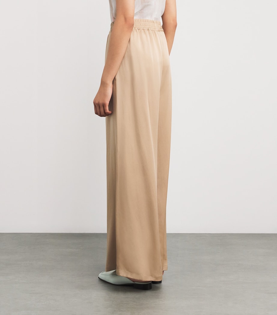 Satin Wide-Leg Trousers 0157 ACERO Image 4
