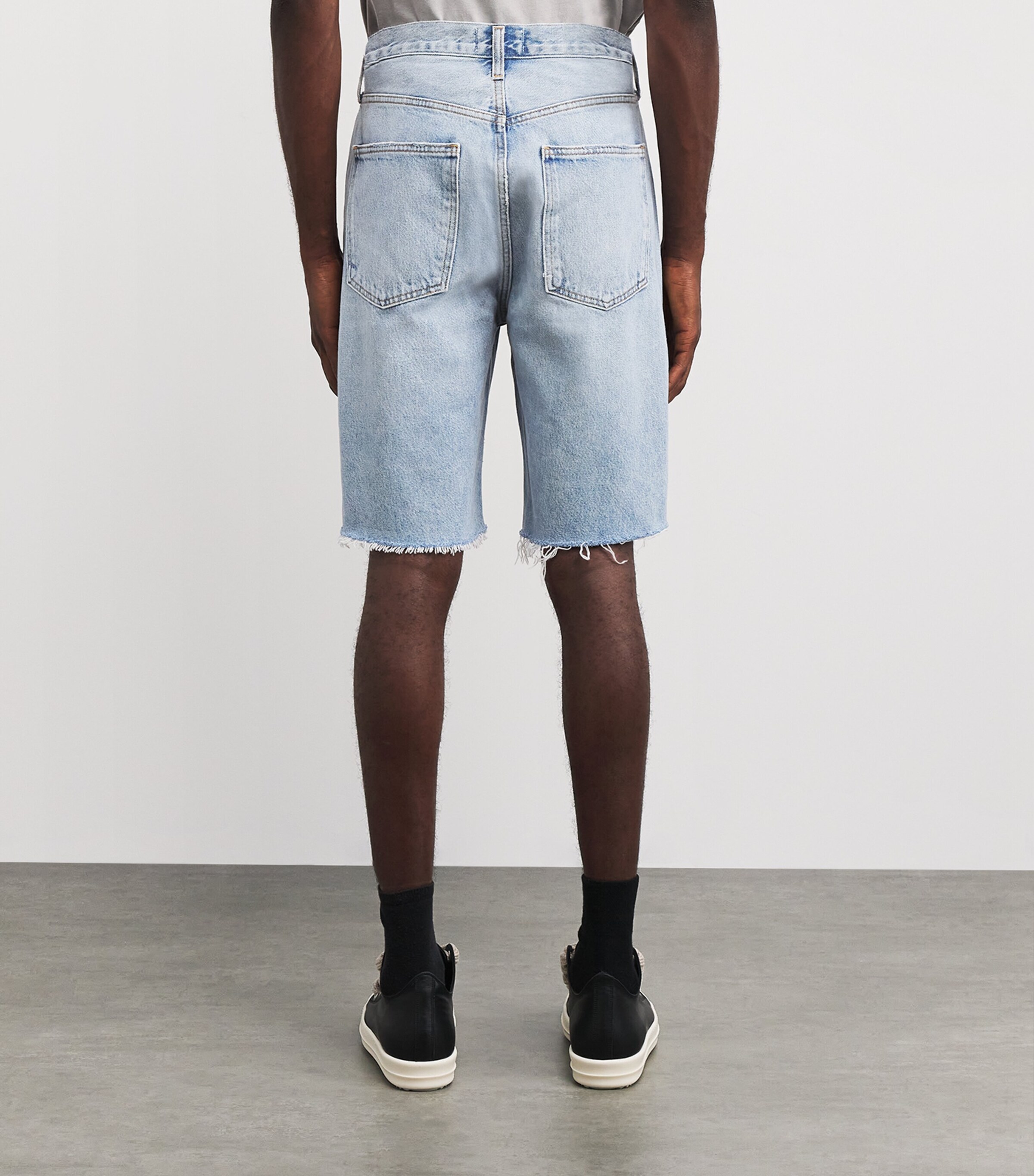 AGOLDE Mens Anson Denim Shorts Force Cint Mrbld Ind Image 4