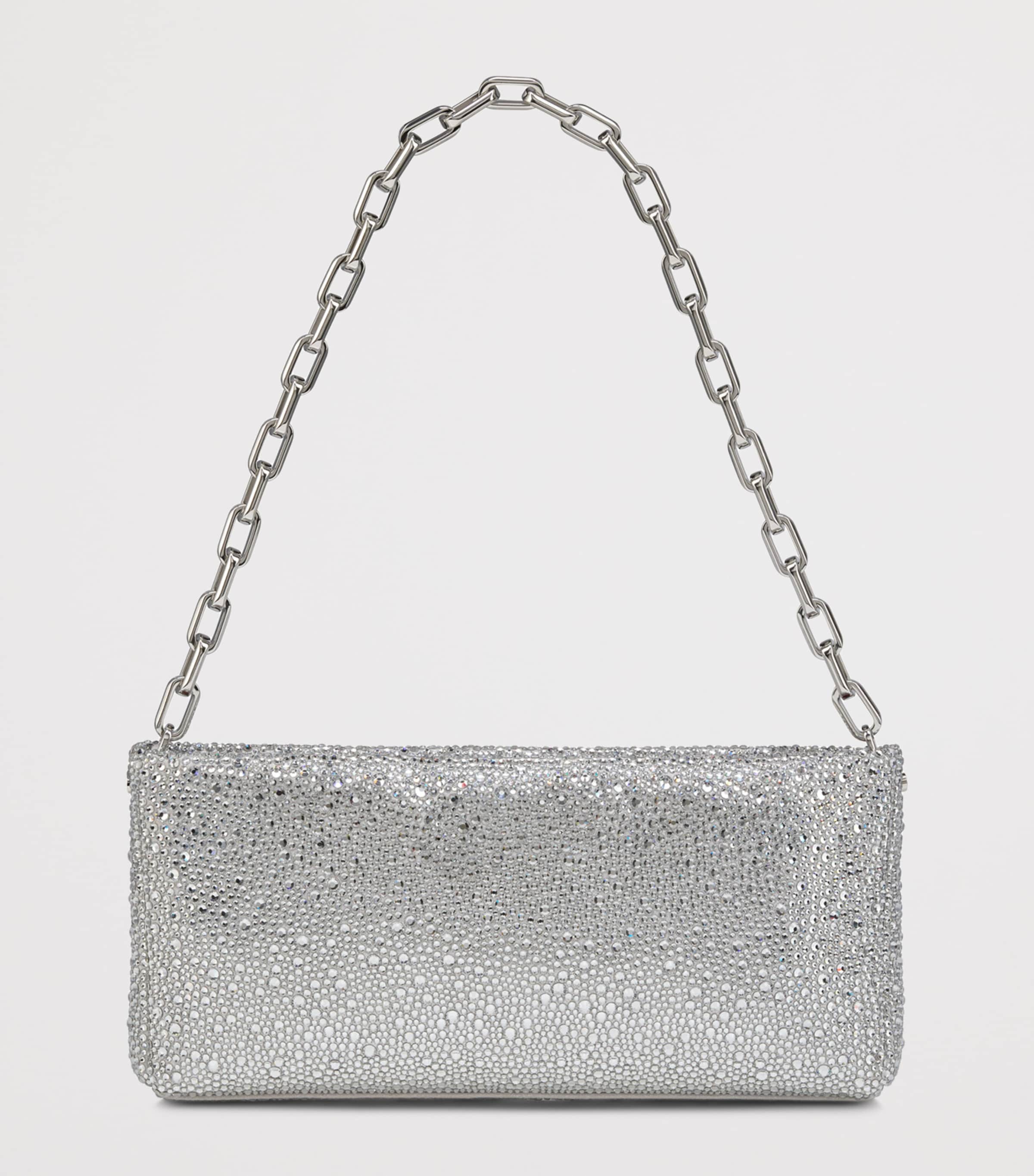 Christian Louboutin Maykimay Chain Pouch Suede Clutch Bag Image 3