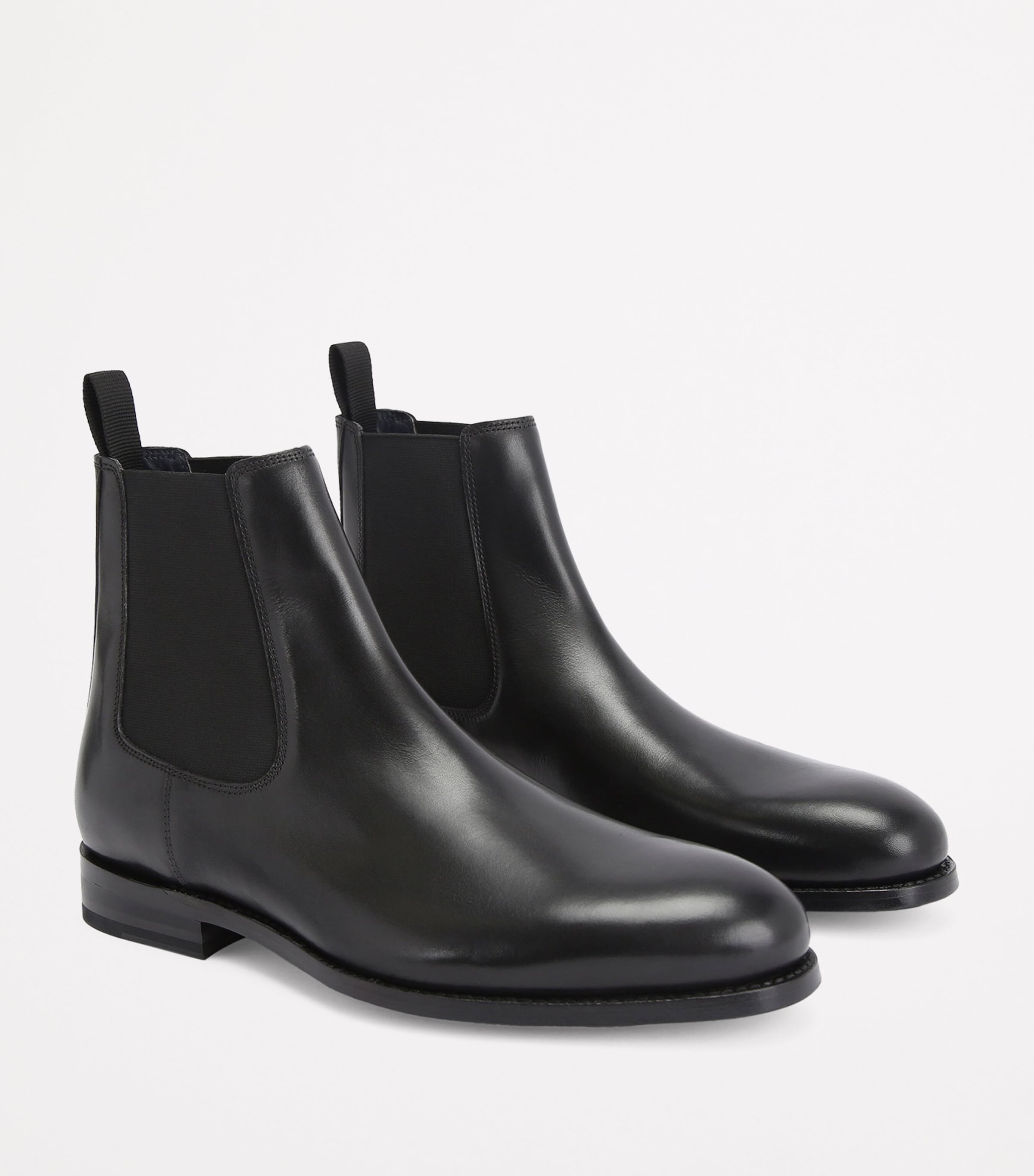 Leather Sloane Chelsea Boots BLACK Image 3