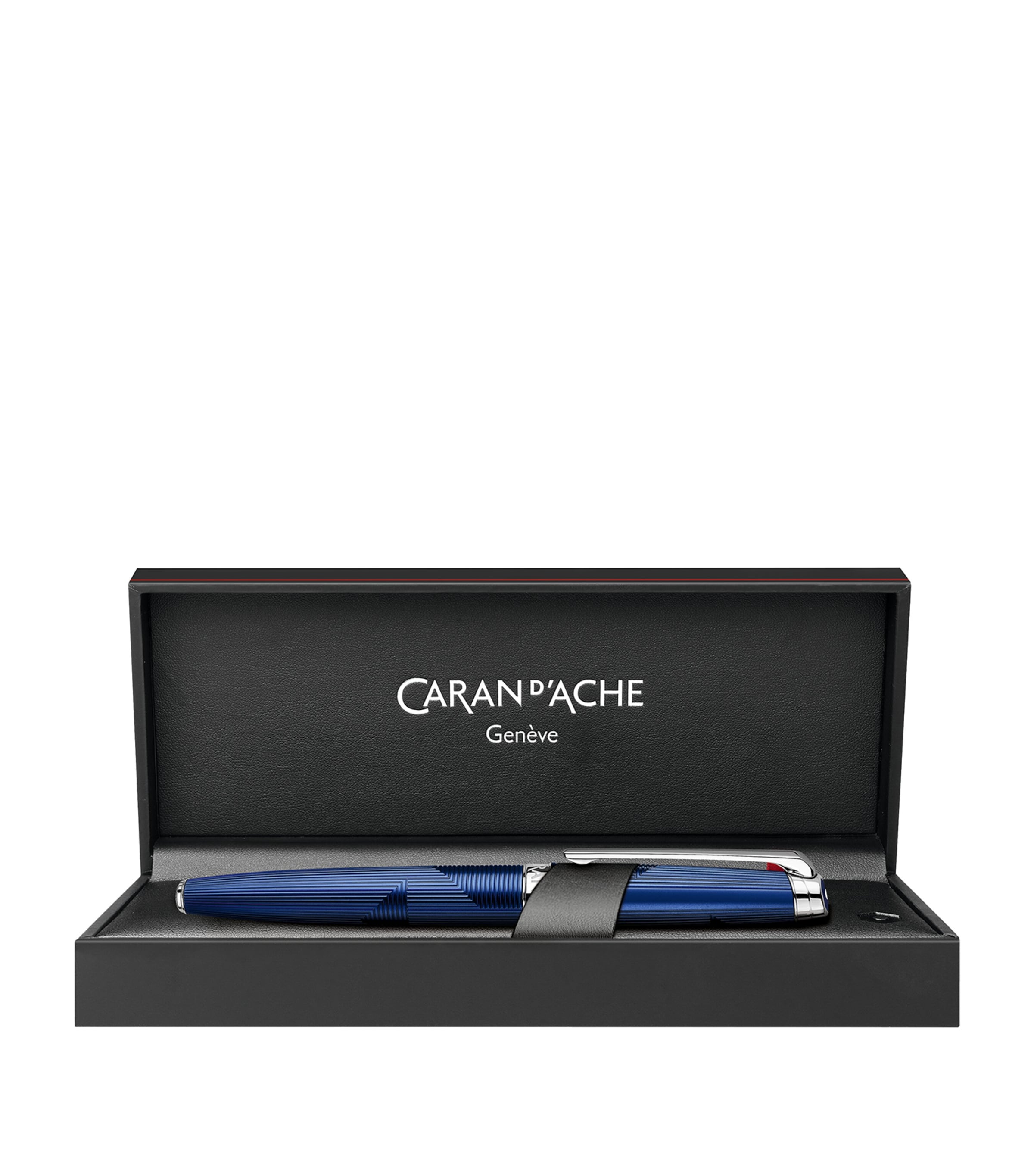 Caran d'Ache Léman Bleu Marin Ballpoint Pen Blue Image 2