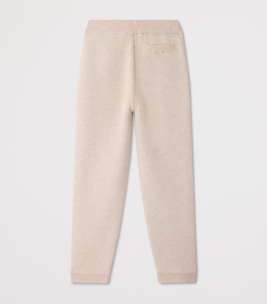 Bonpoint Wool-Blend Sweatpants (4-8 Years) Beige Image 2