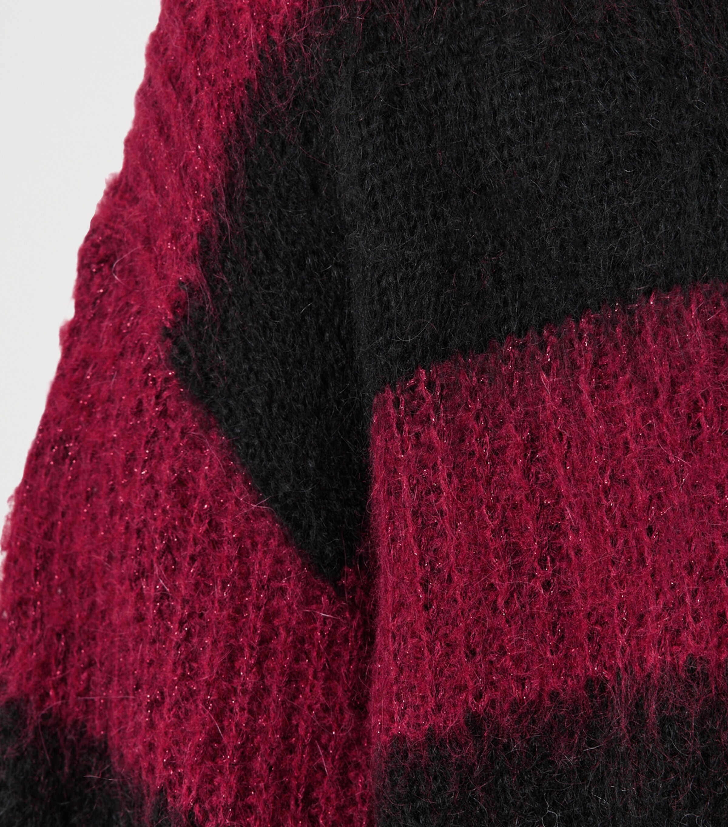 Onyx Stripe Sweater BLACK/RED Image 7
