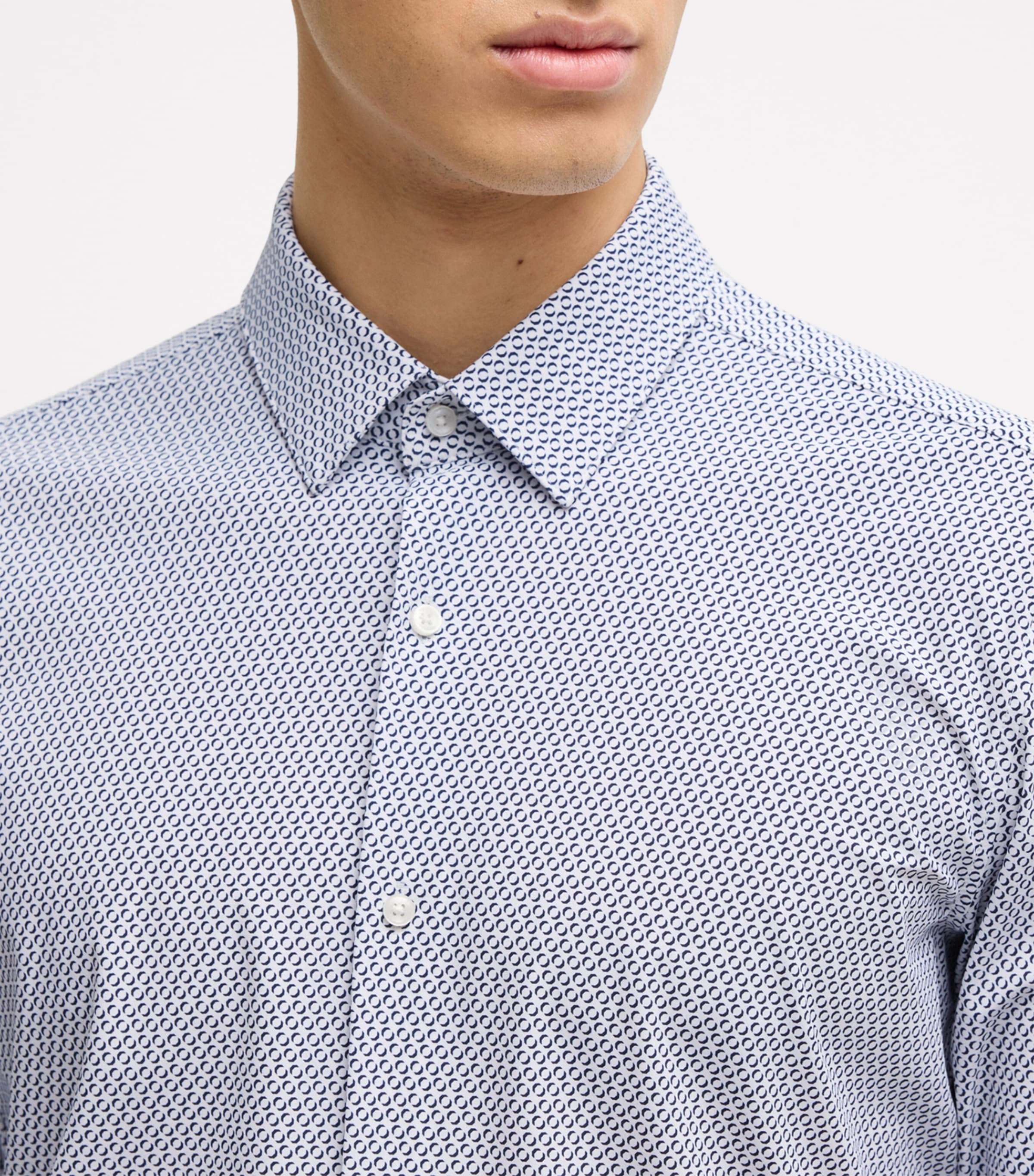 Performance-Stretch Jersey Printed Shirt 405 Image 5