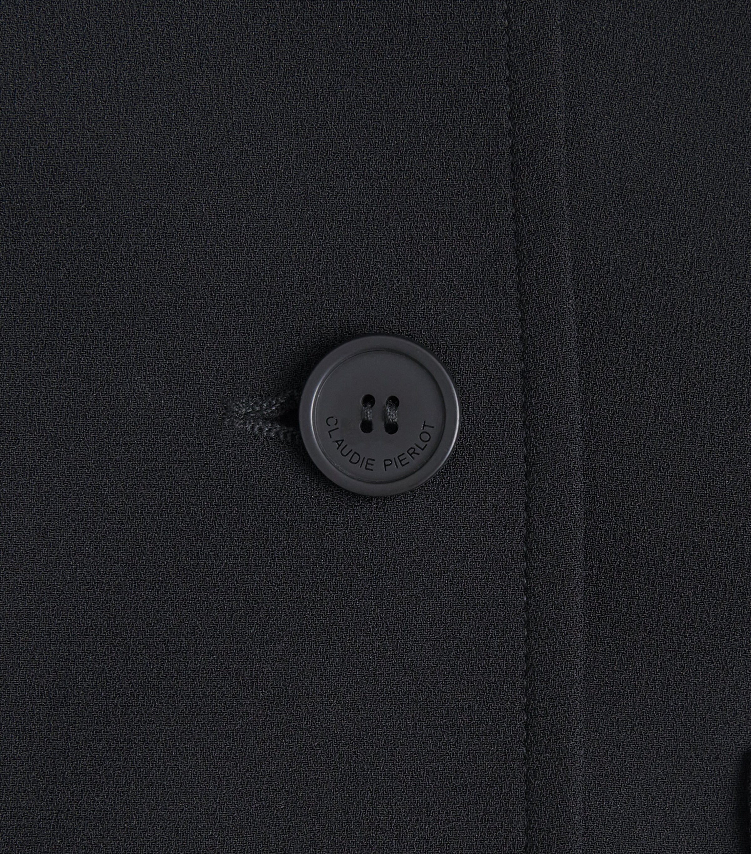 Claudie Pierlot Womens Round-Neck Jacket Black Image 6