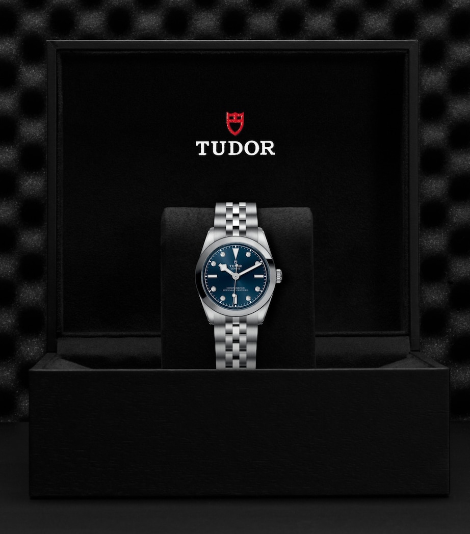 TUDOR Black Bay One Stainless Steel and Diamond Watch 31mm Blue Image 3