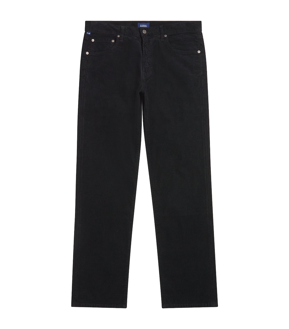 Corduroy Gage Straight Jeans BLK Image 1