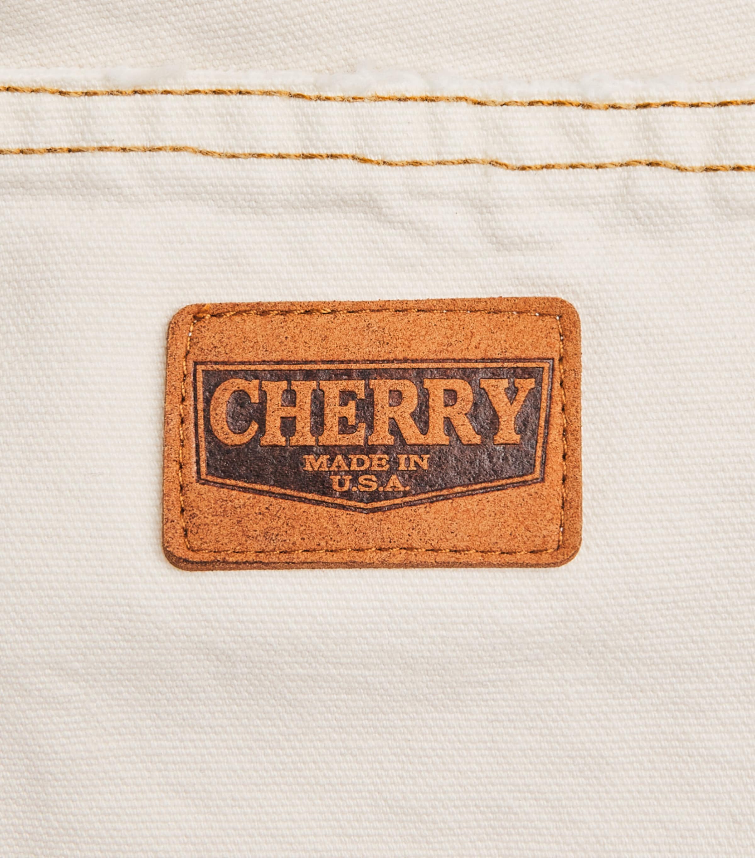 Cherry Los Angeles Mens Cotton Paint Splatter Carpenter Trousers Vintage White Image 6
