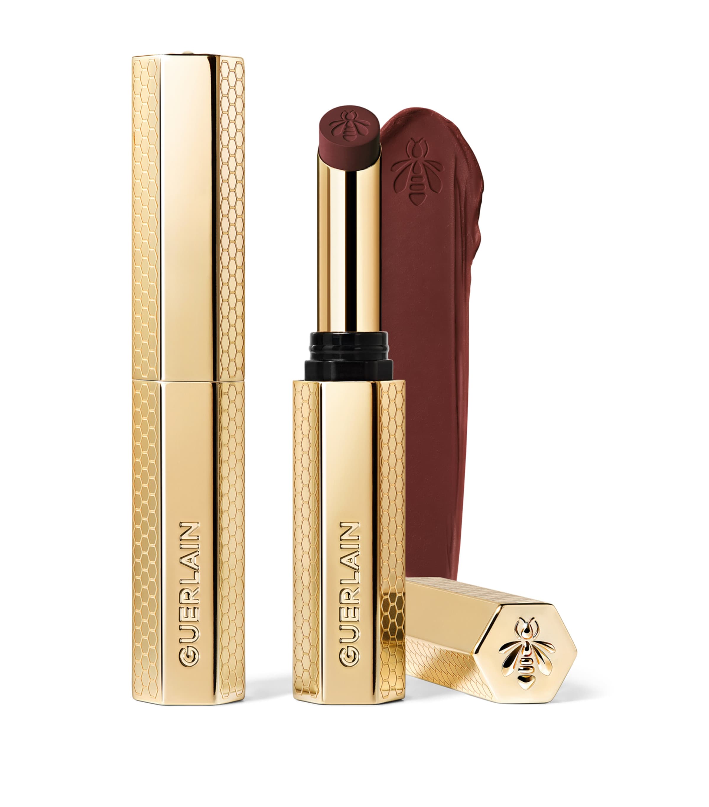 Guerlain KissKiss Honey-Infused Intense Lipstick Deep Dahlia Image 1