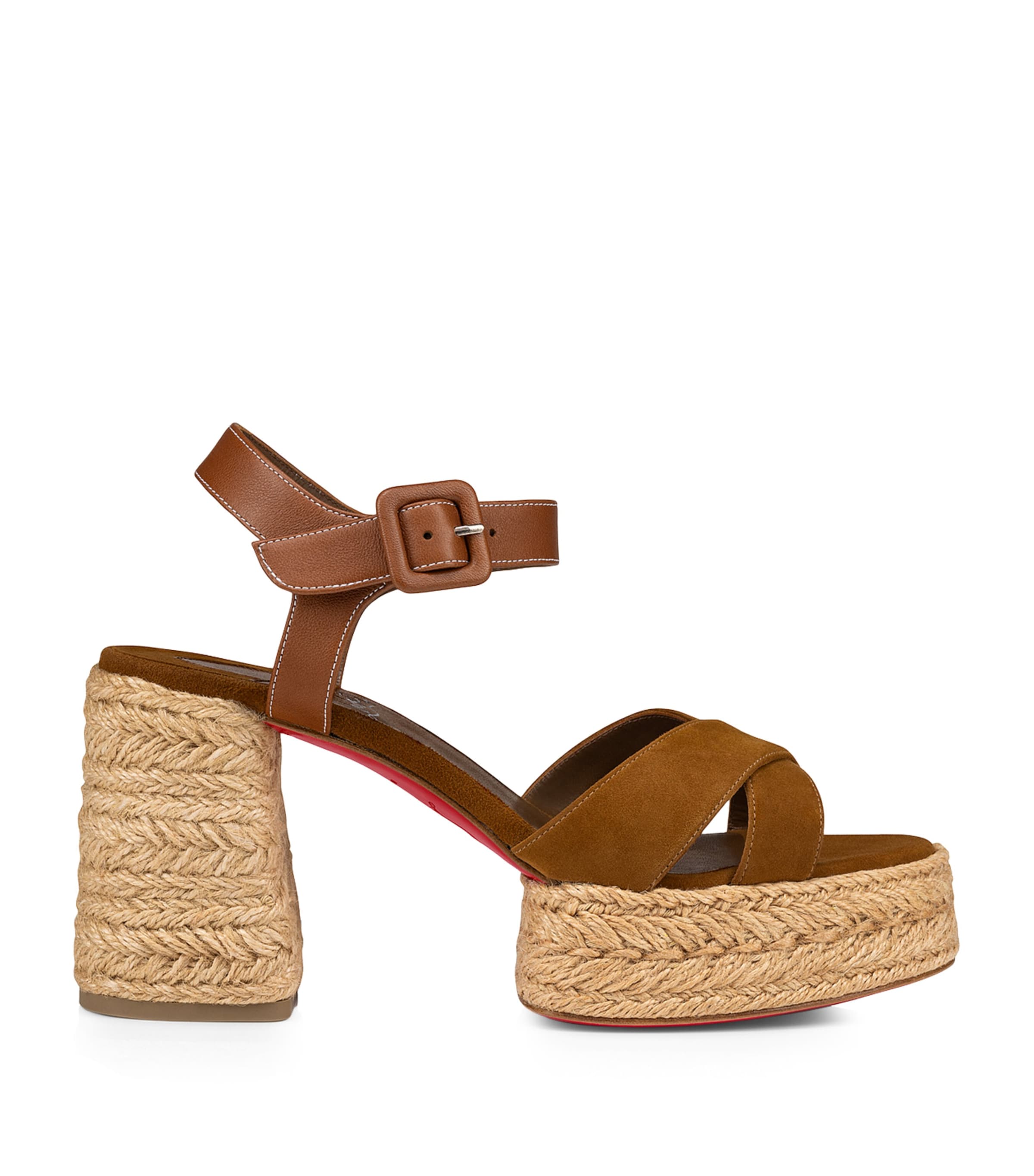 Christian Louboutin Super Calakala 130mm Suede Platform Sandals