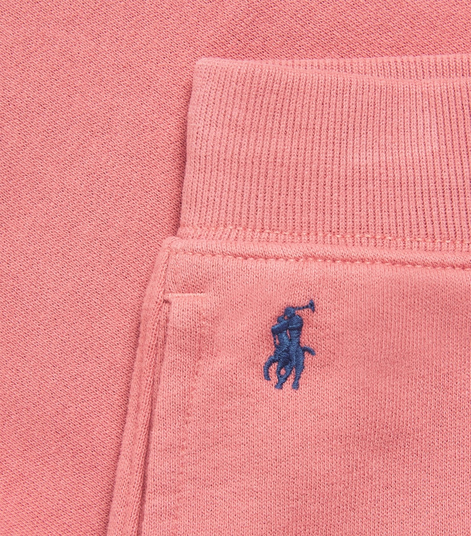 Ralph Lauren Kids French Terry Wide-Leg Sweatpants (2-7 Years) Canvas Pink Image 2