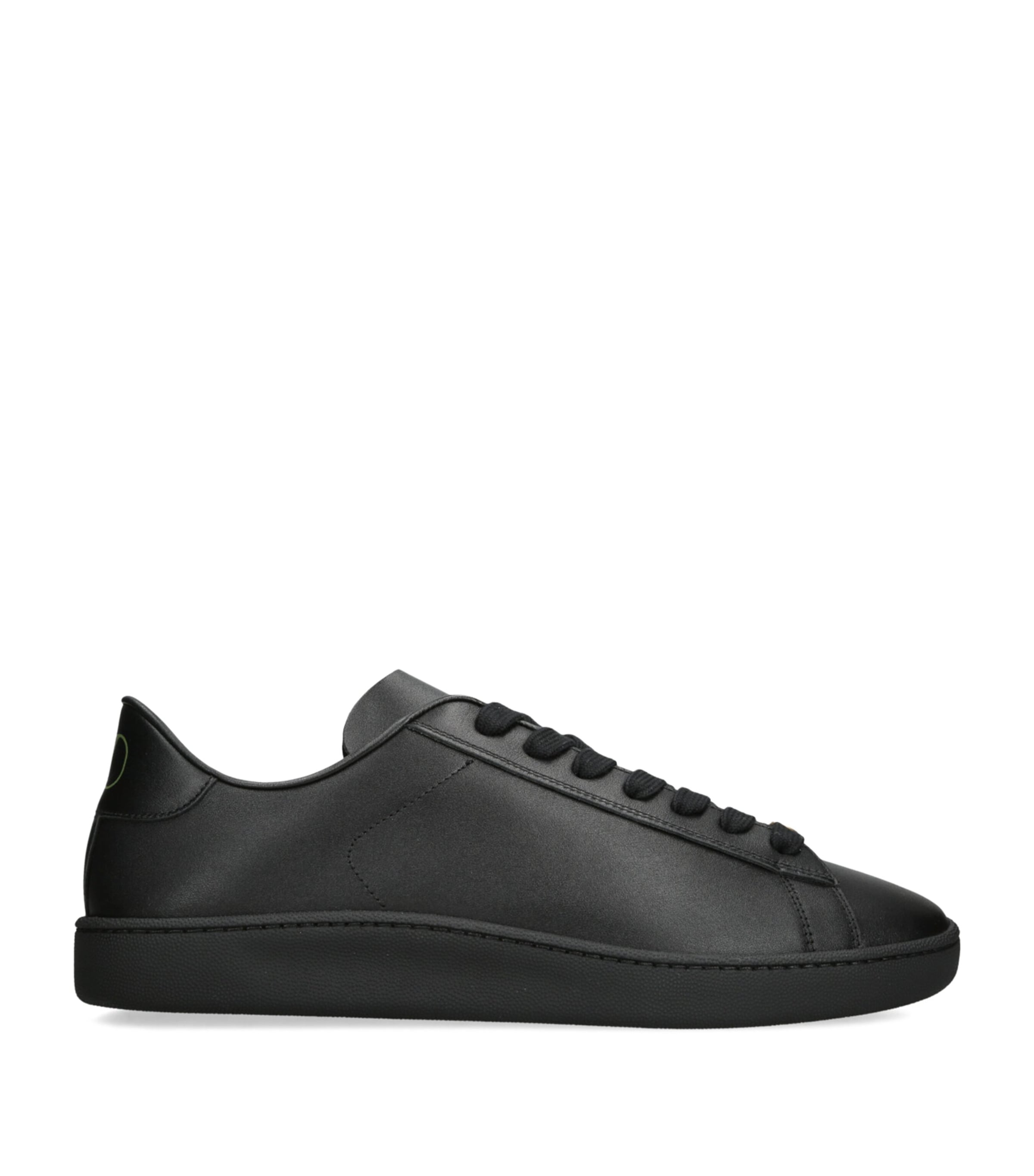 Valentino Man Black Sneakers In Black