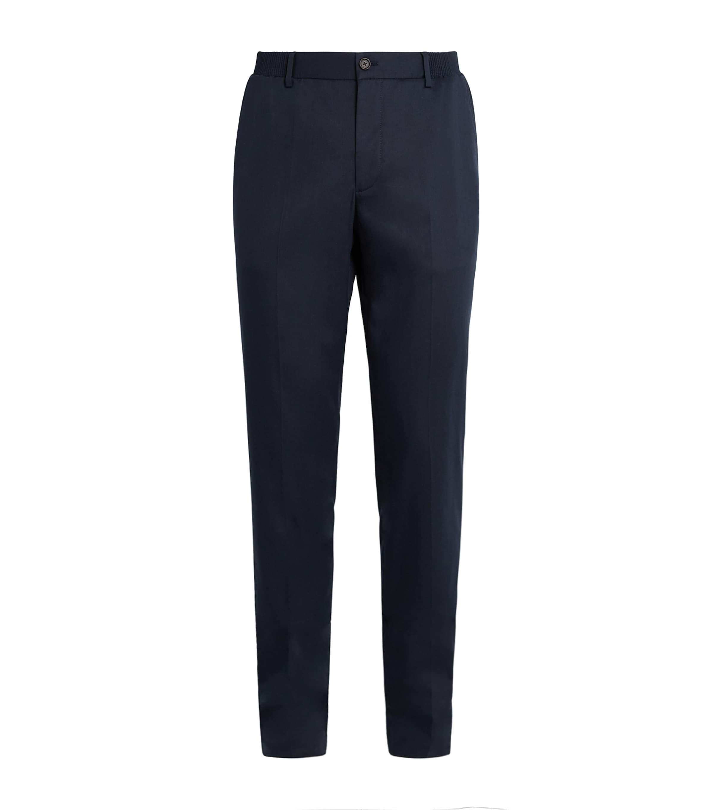 Pal Zileri Twill Trousers In Blue