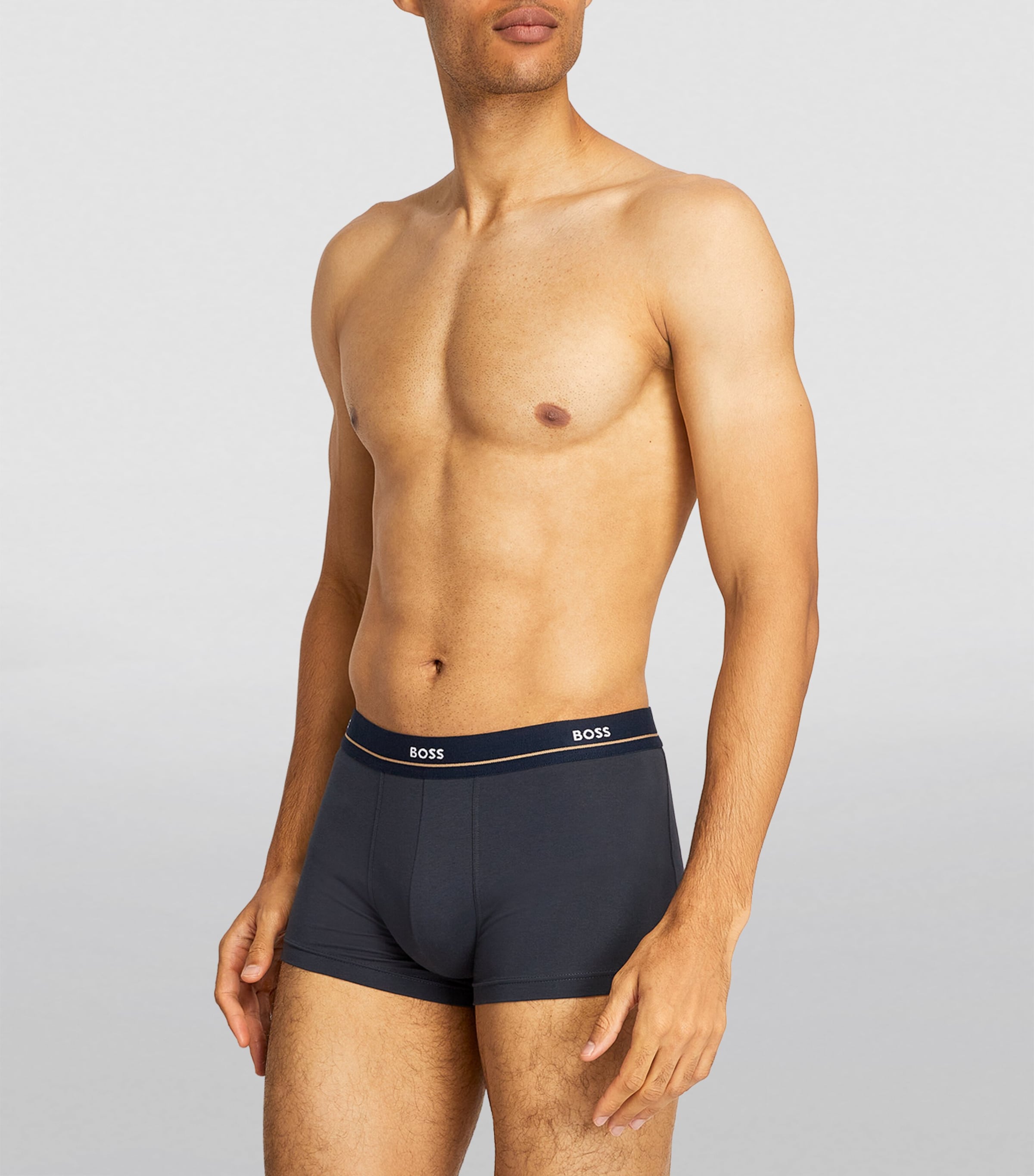 Stretch-Cotton Logo Trunks (Pack of 5) 460/MULTI Image 2