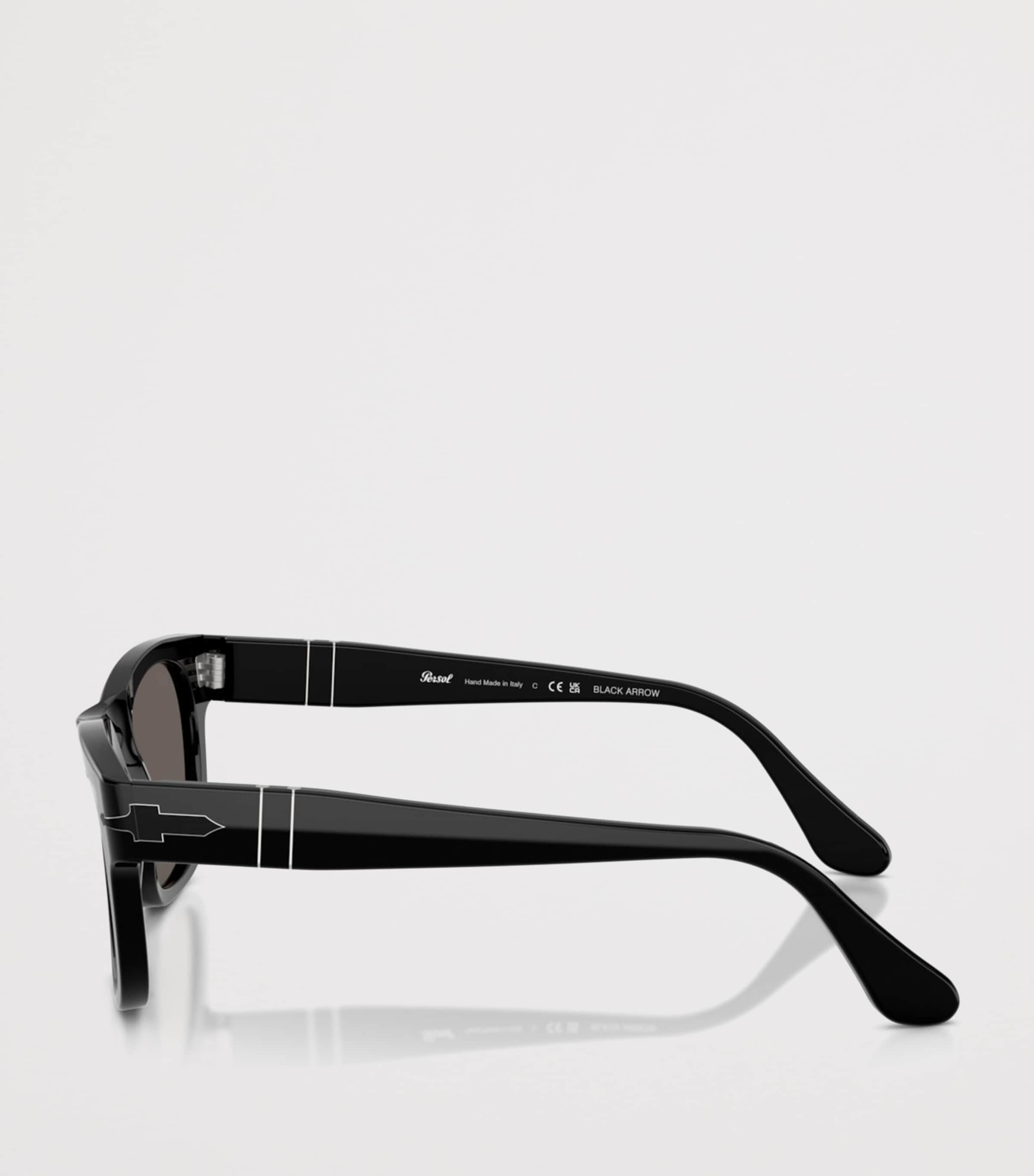 Persol PO3269S Rectangle Sunglasses Black Image 3
