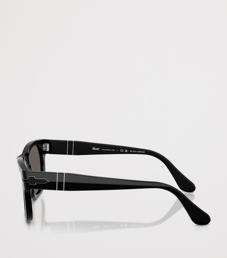 Persol PO3269S Rectangle Sunglasses Black Image 3