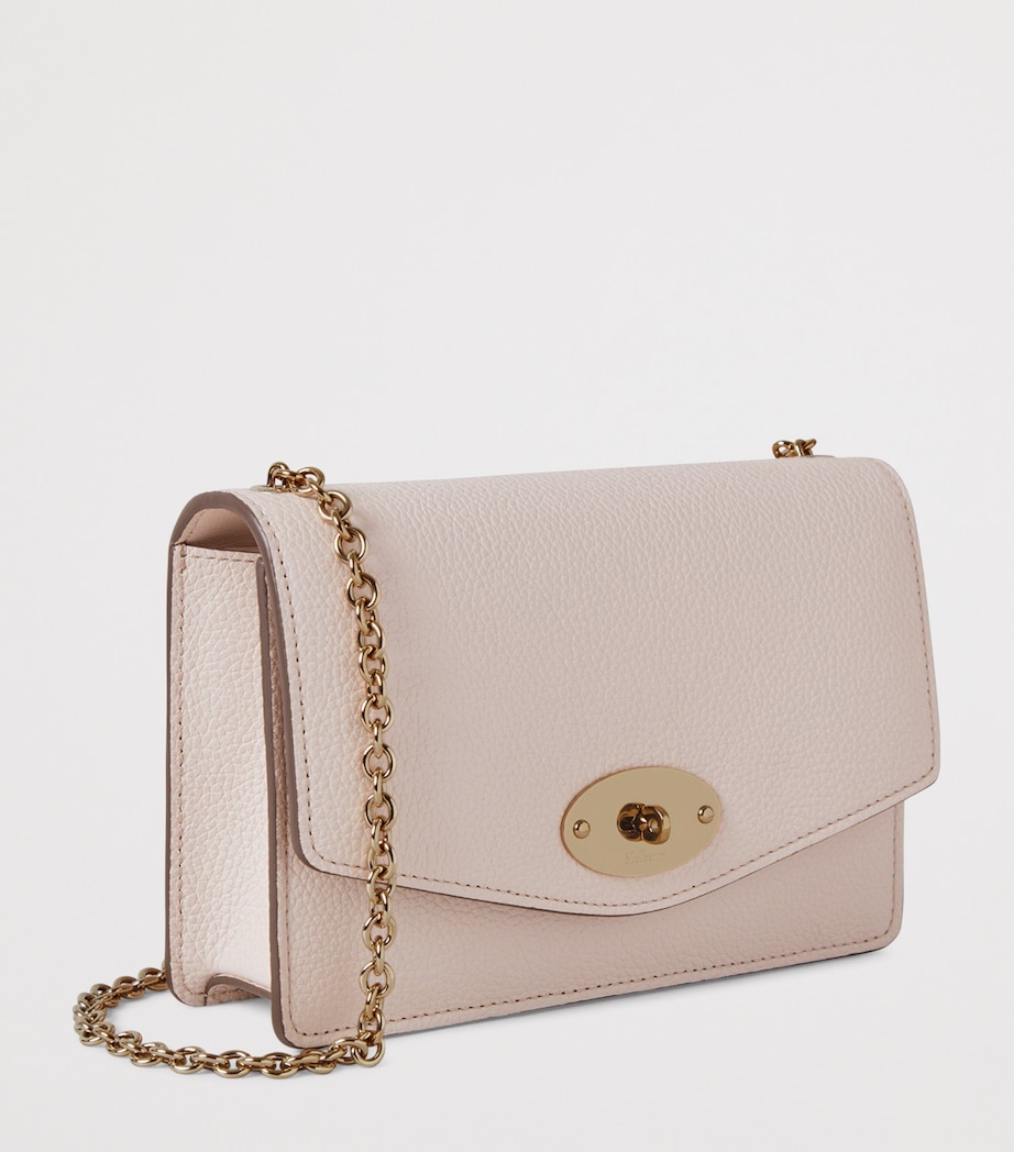 Mulberry Small Leather Darley Cross-Body Bag Blossom Pink Image 2