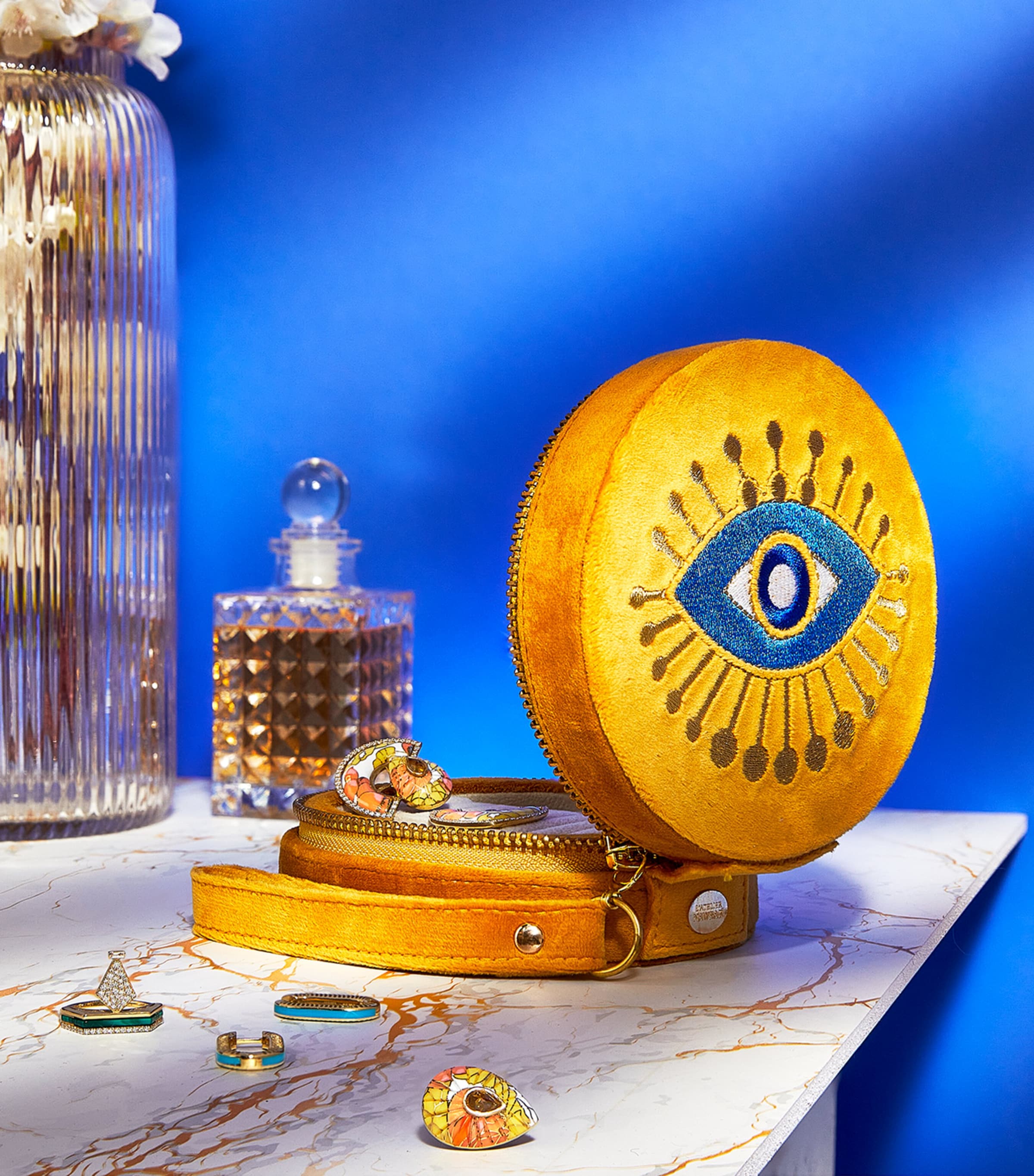 Rebel Eye Jewellery Box YELLOW Image 3