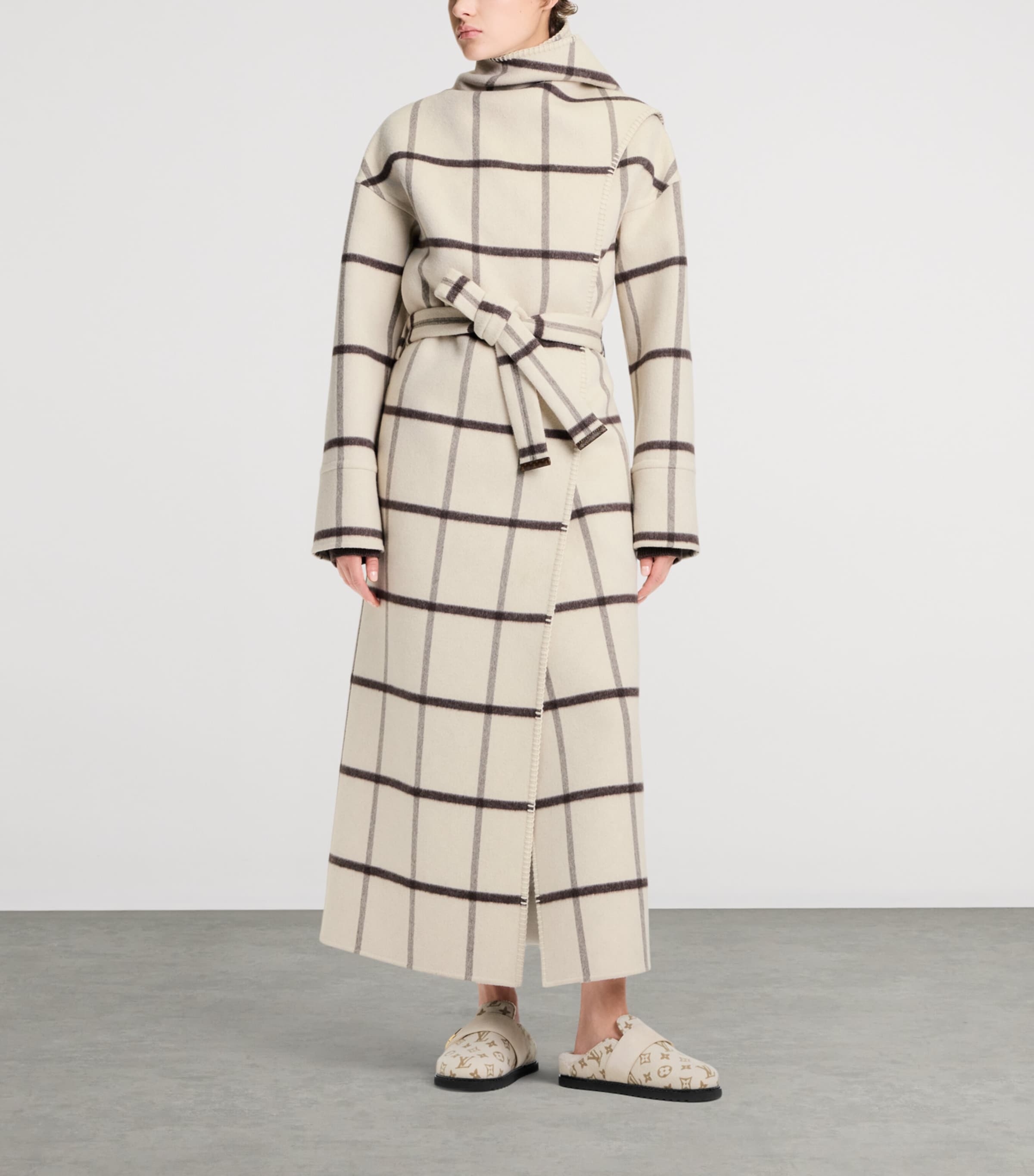 Cashgora LV Cosy Flat Comfort Mules BEIGE Image 4