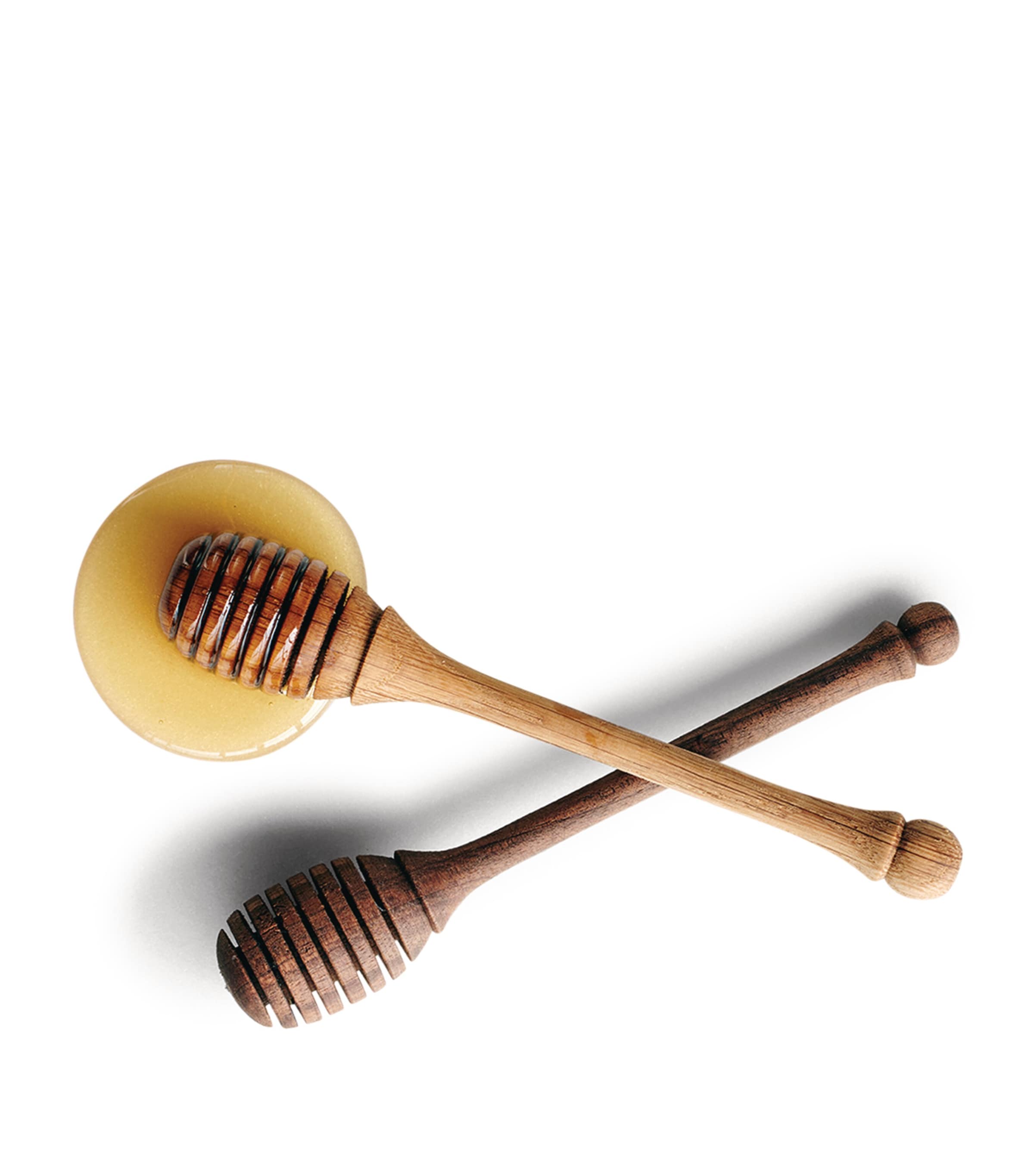 Hand-Turned Wooden Honey Dipper NO COLOUR Image 2